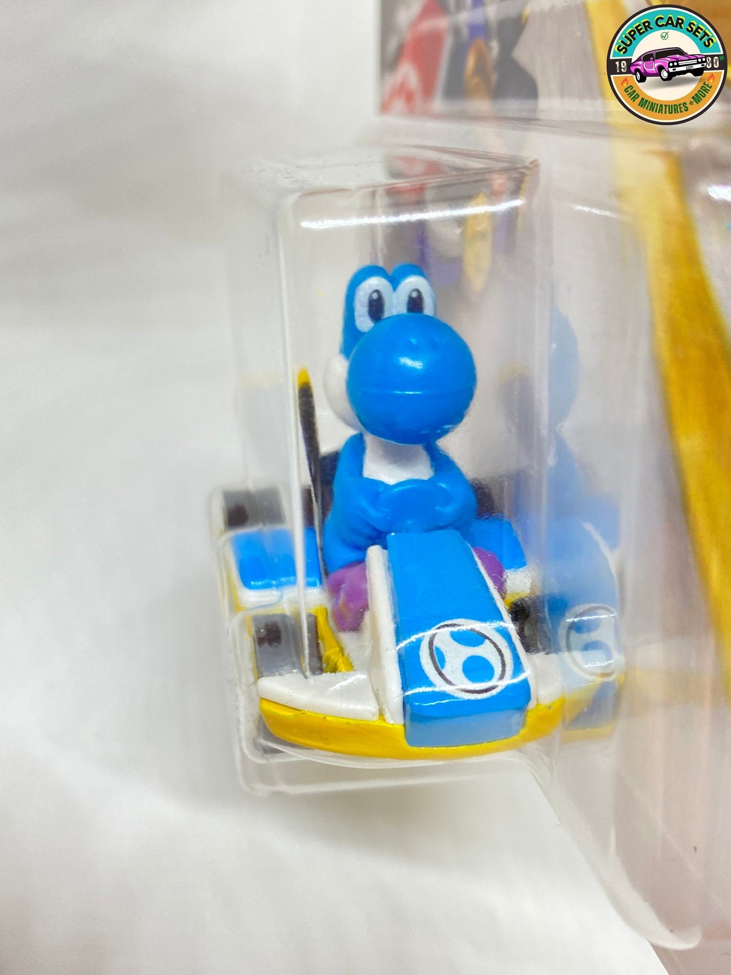 Light-Blue Yoshi - Standard Kart - Mario Kart Hot Wheels