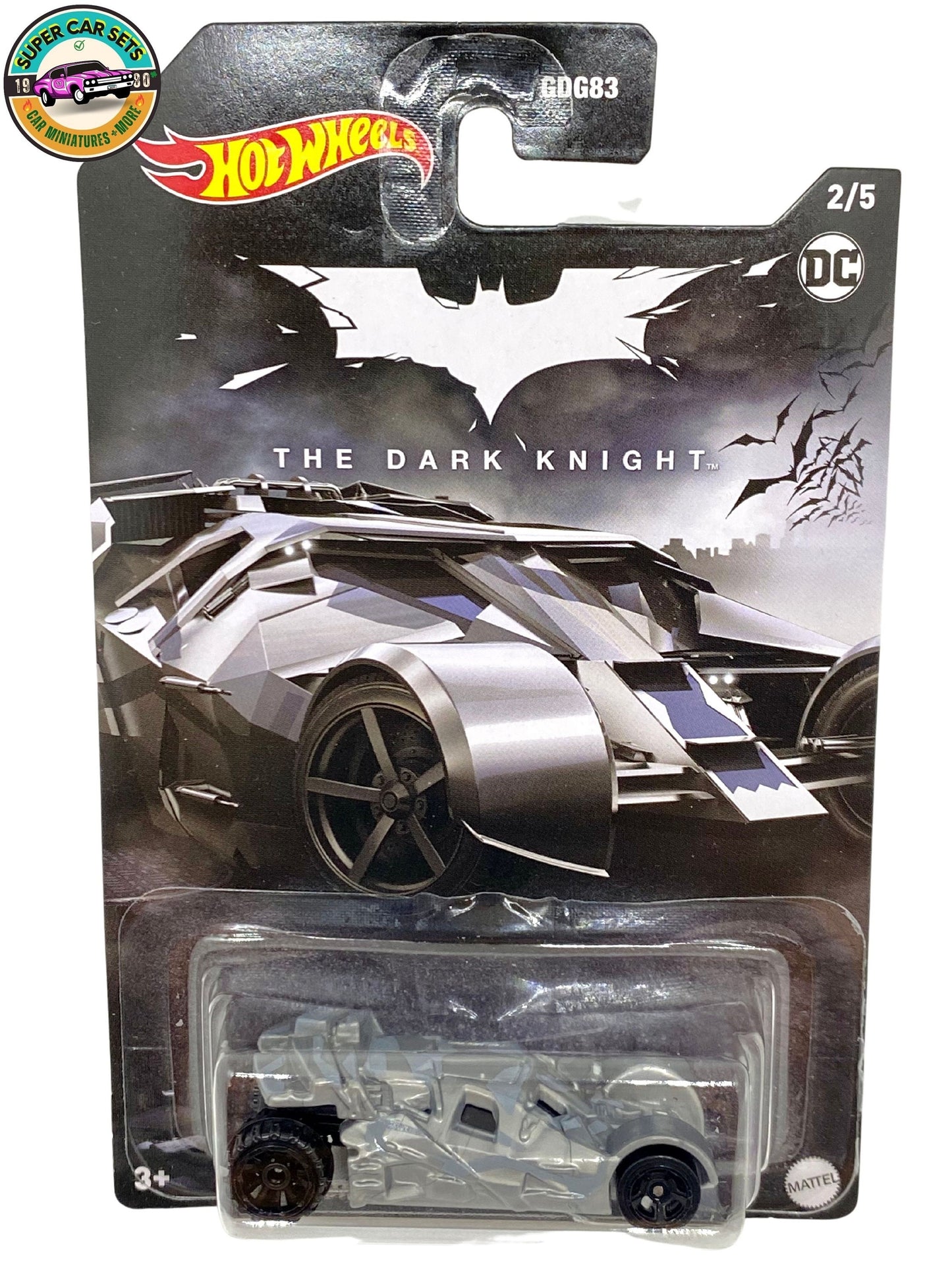 La Batmobile du Chevalier Noir - DC Hot Wheels