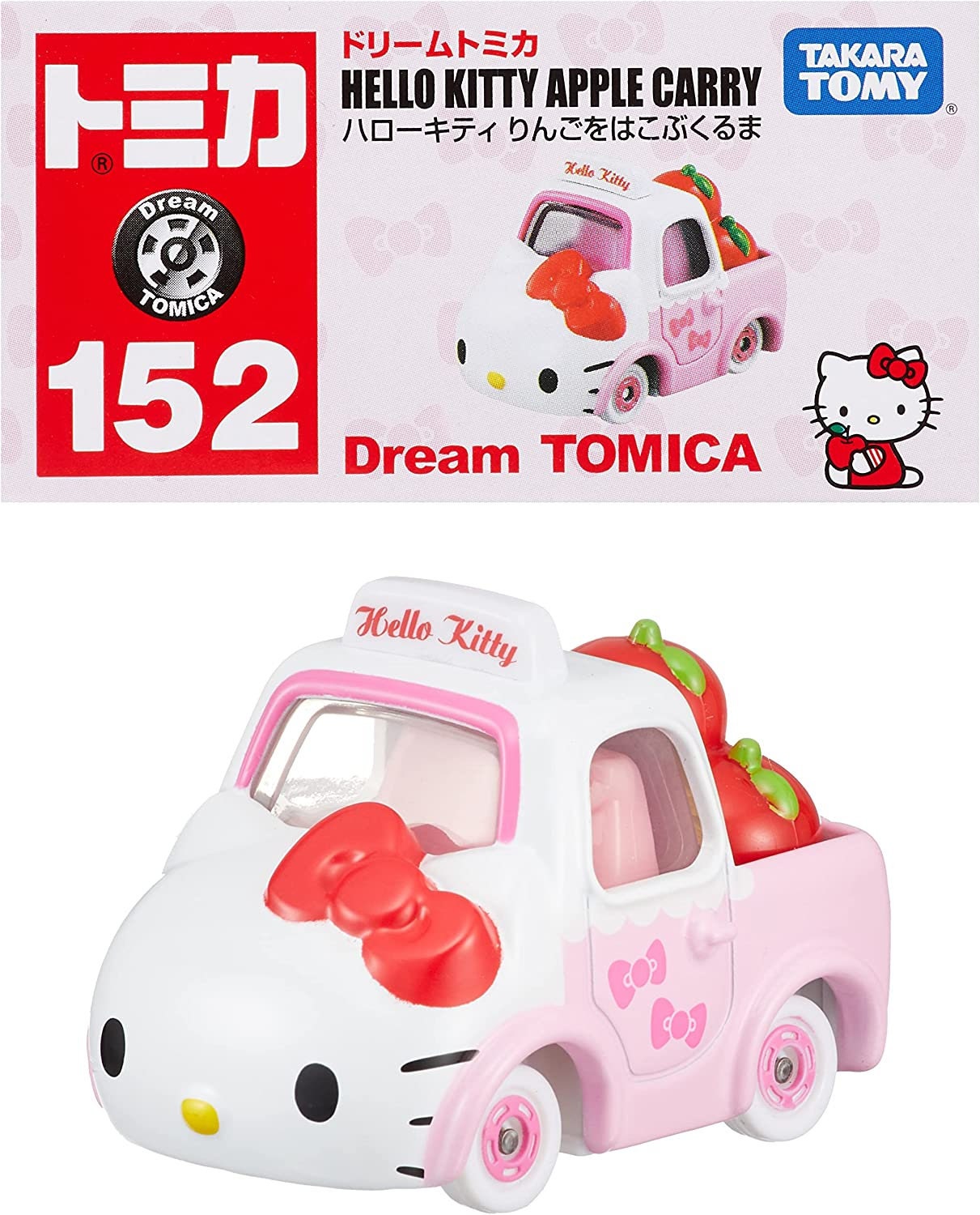 Tomica – Hello Kitty Mini-Auto mit Apfelspielzeug