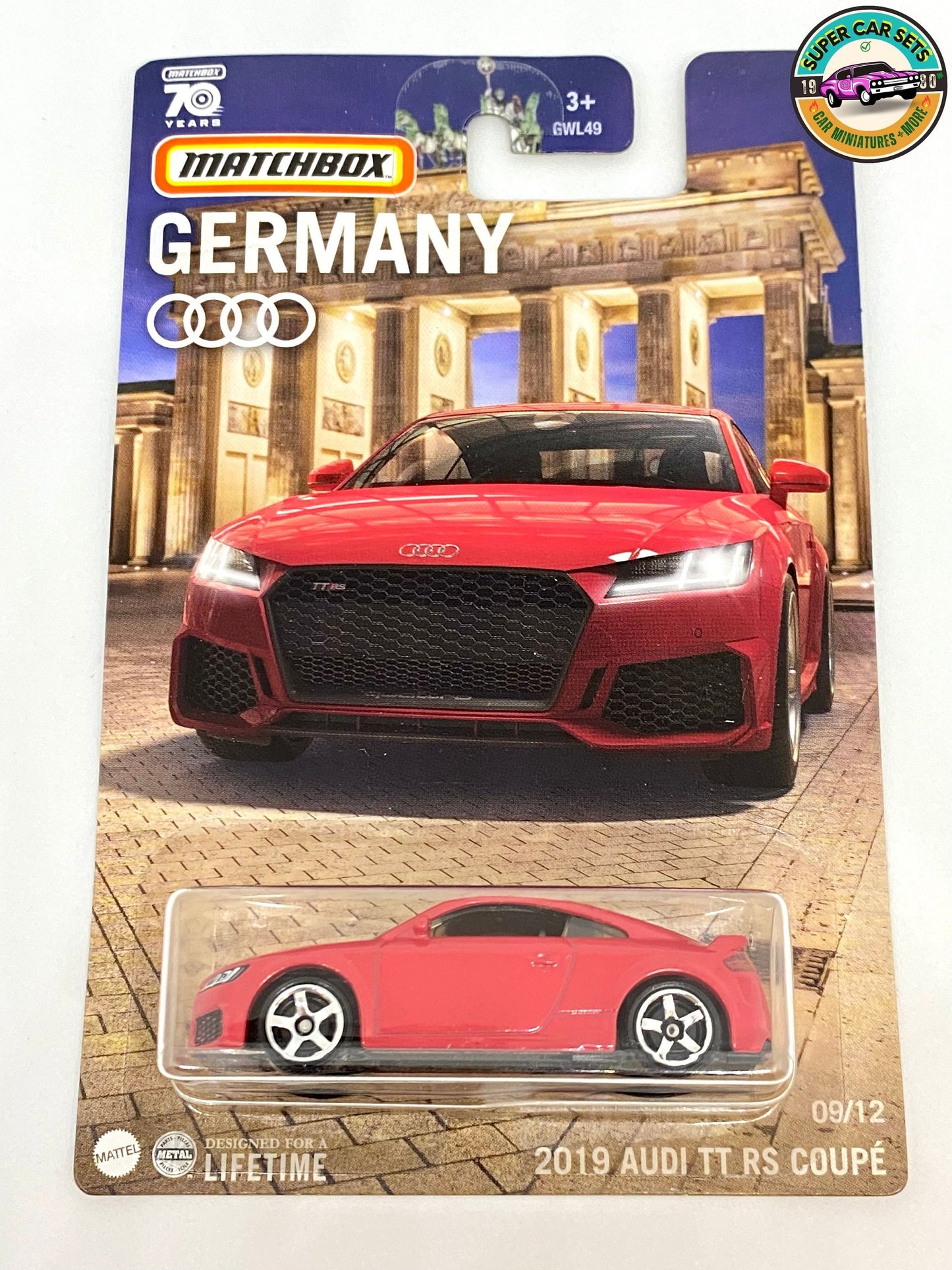 2019 Audi TT RS Coupé - Matchbox - Germany