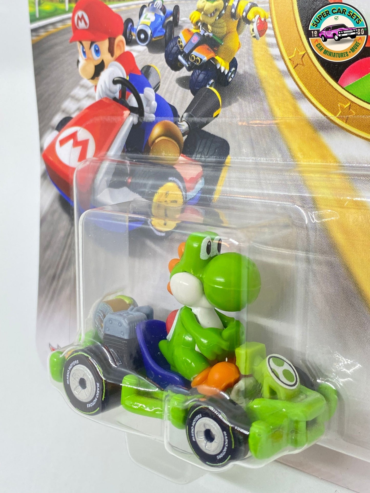 Yoshi - Cadre de tuyaux - Mario Kart Hot Wheels