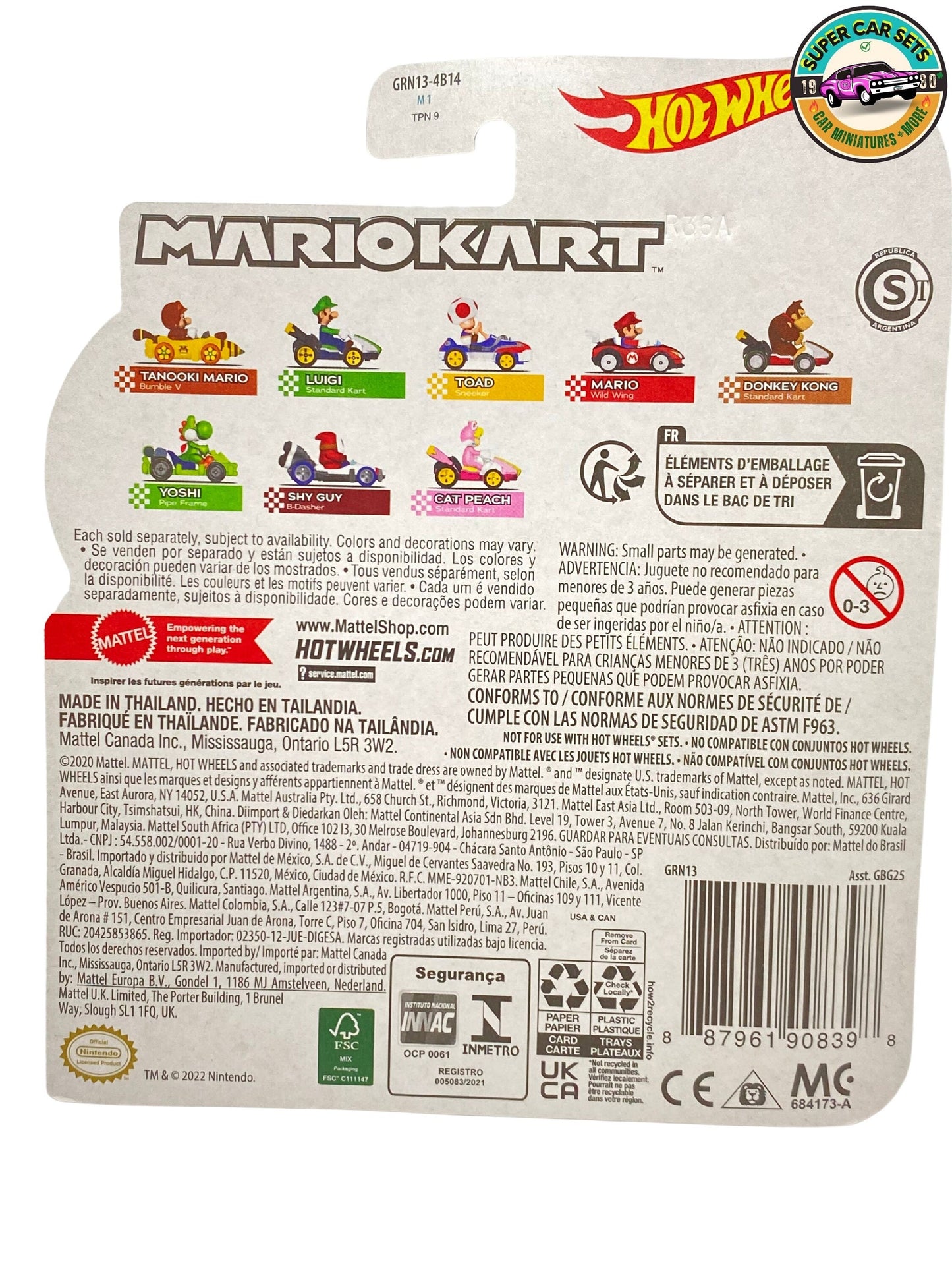 Yoshi – Rohrrahmen – Mario Kart Hot Wheels