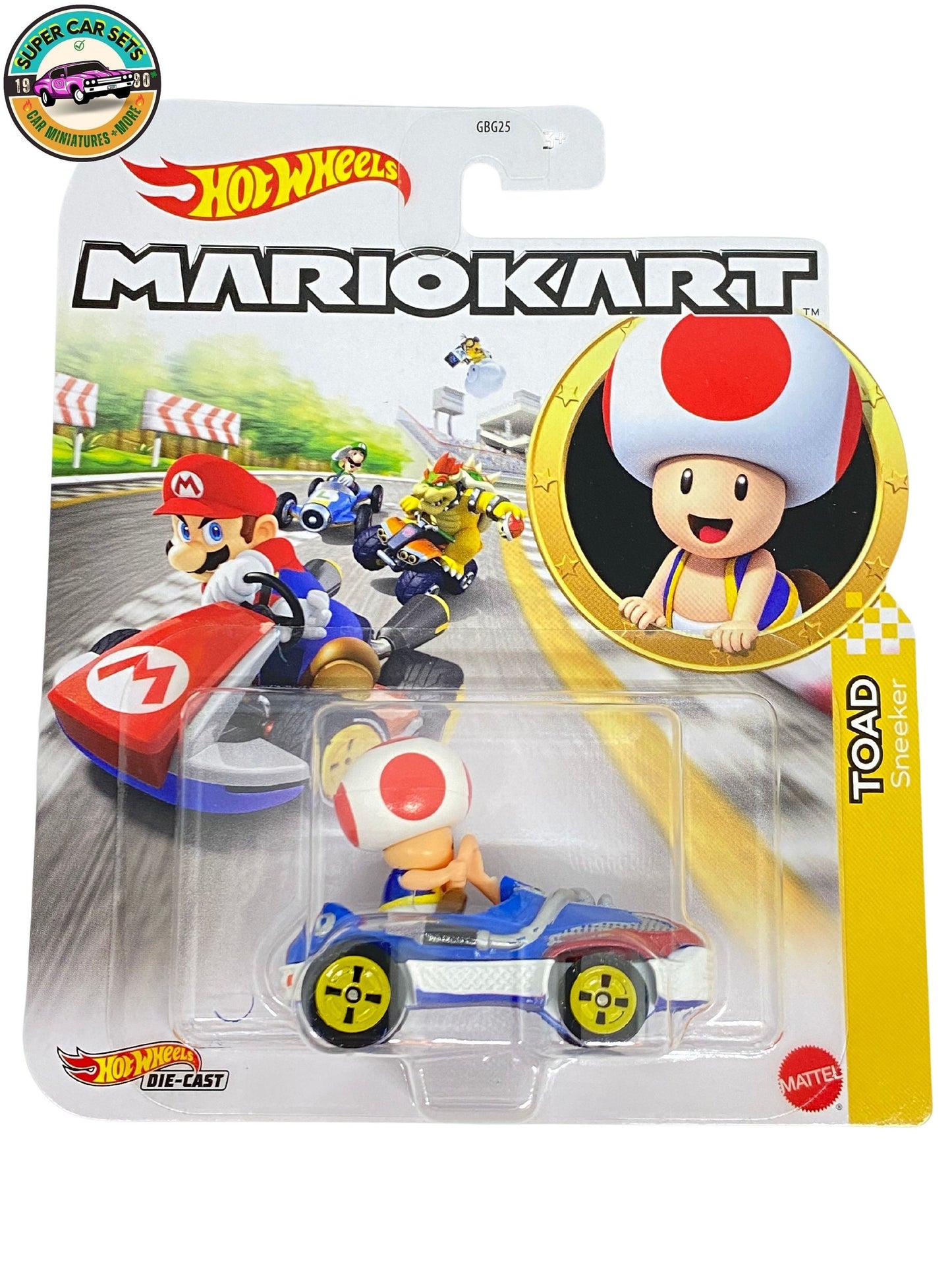 Toad - Sneeker - Mario Kart Hot Wheels