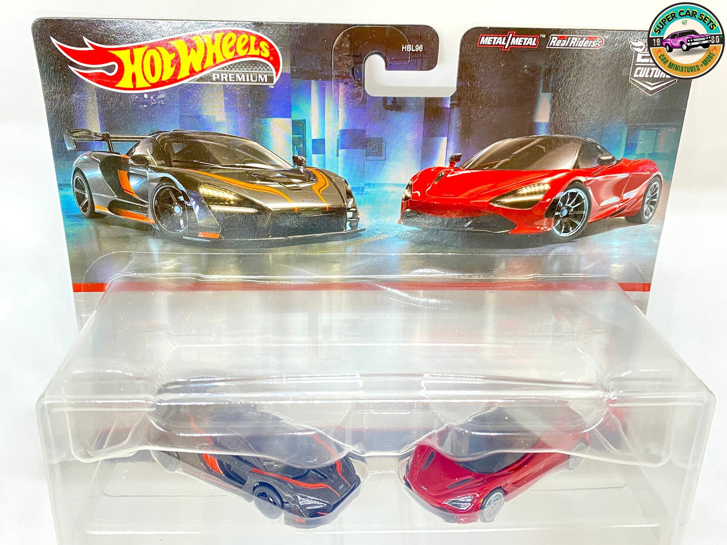 Pack de 2 voitures - McLaren Senna + McLaren 720S - Hot Wheels Premium Car Culture