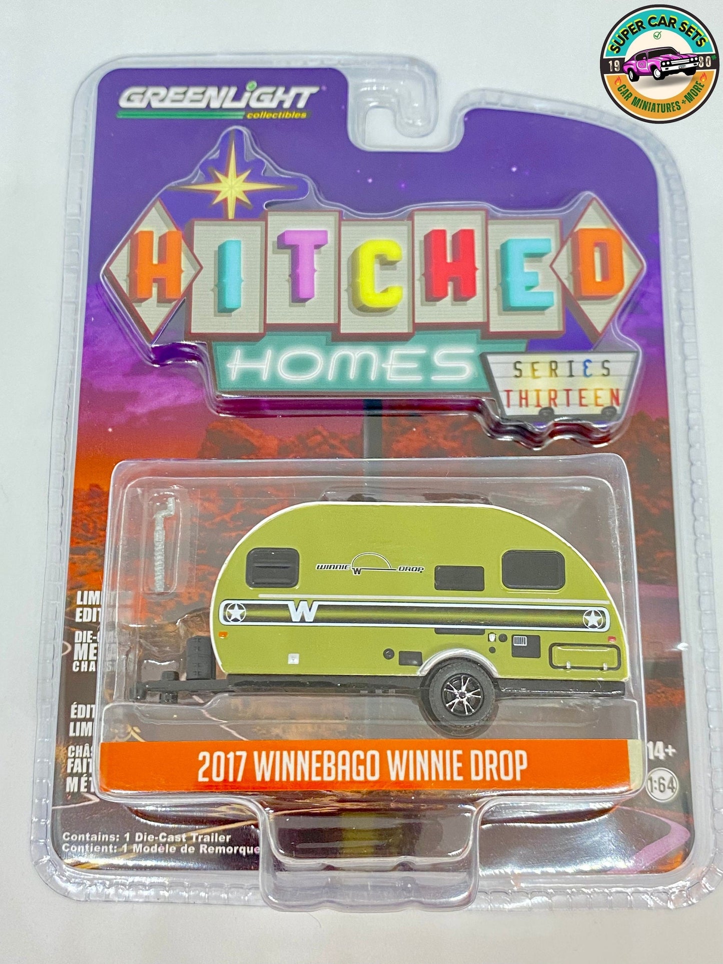 2017 Winnebago Winnie Drop – Hitched Homes Série 13 – par Greenlight Collectables