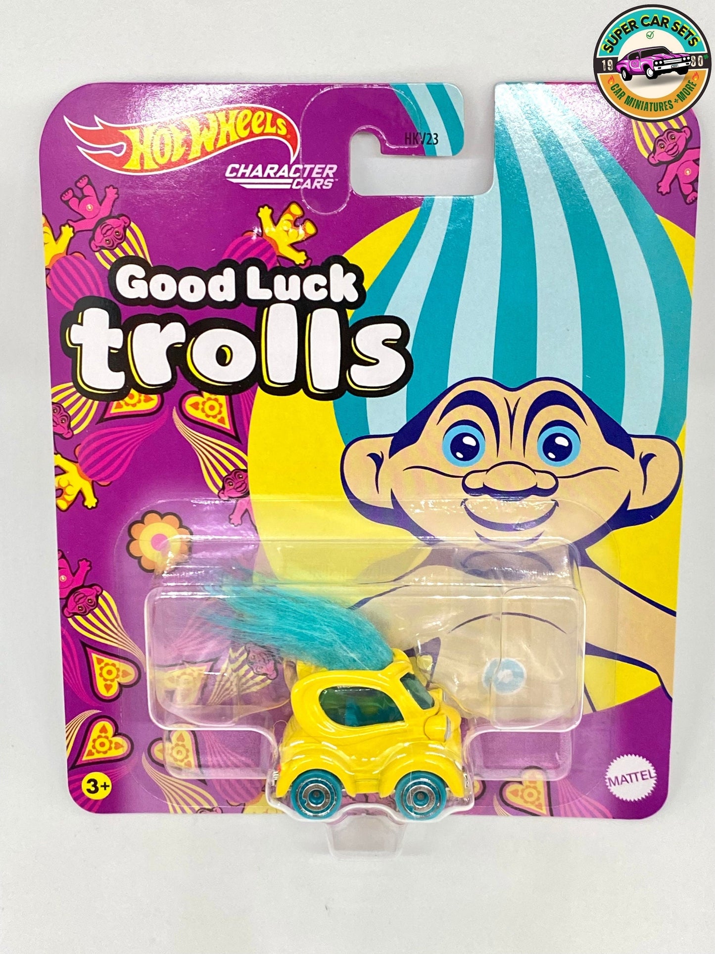 Bonne chance les Trolls - DreamWorks - Voitures de personnages Hot Wheels