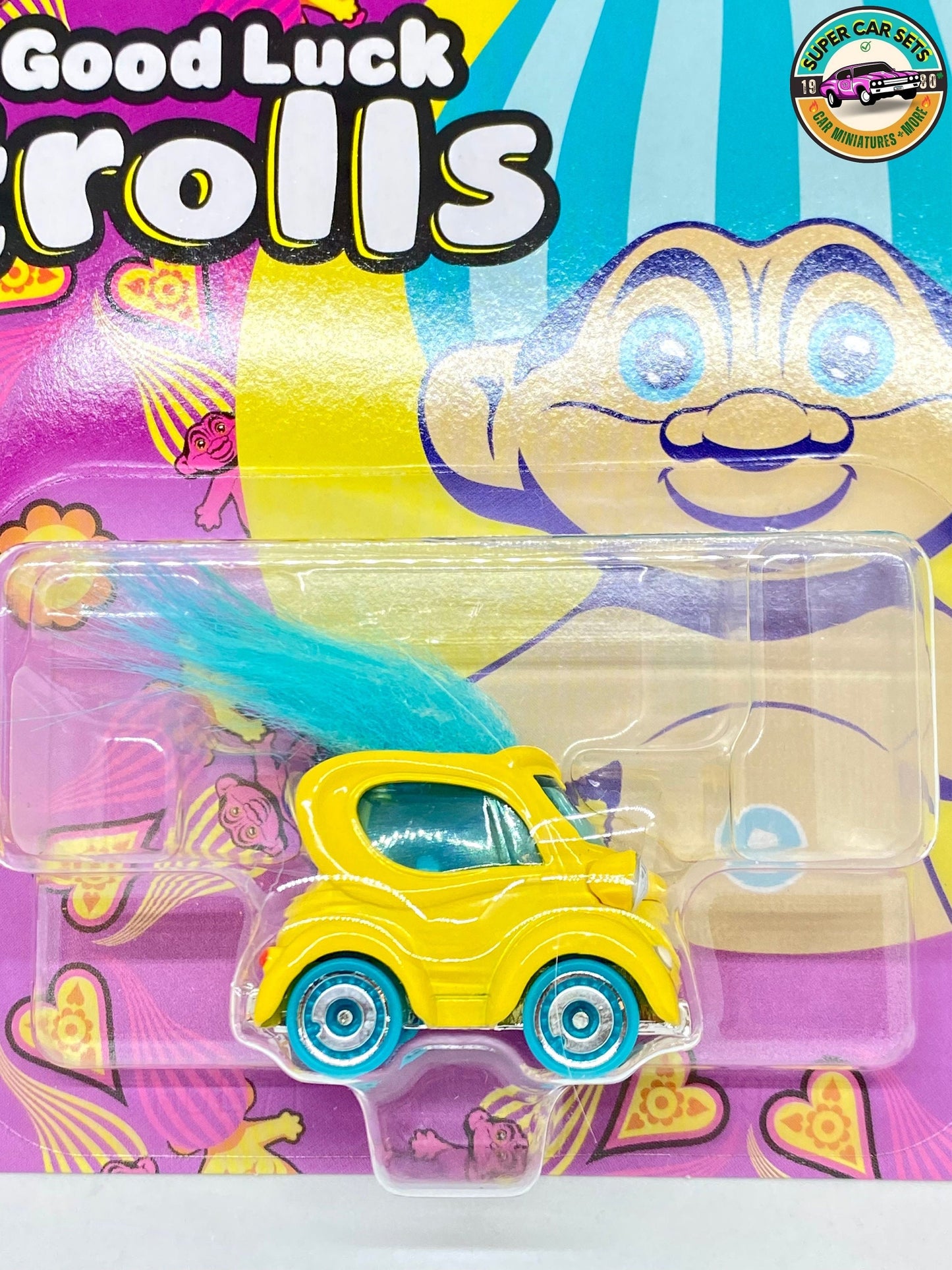 Bonne chance les Trolls - DreamWorks - Voitures de personnages Hot Wheels