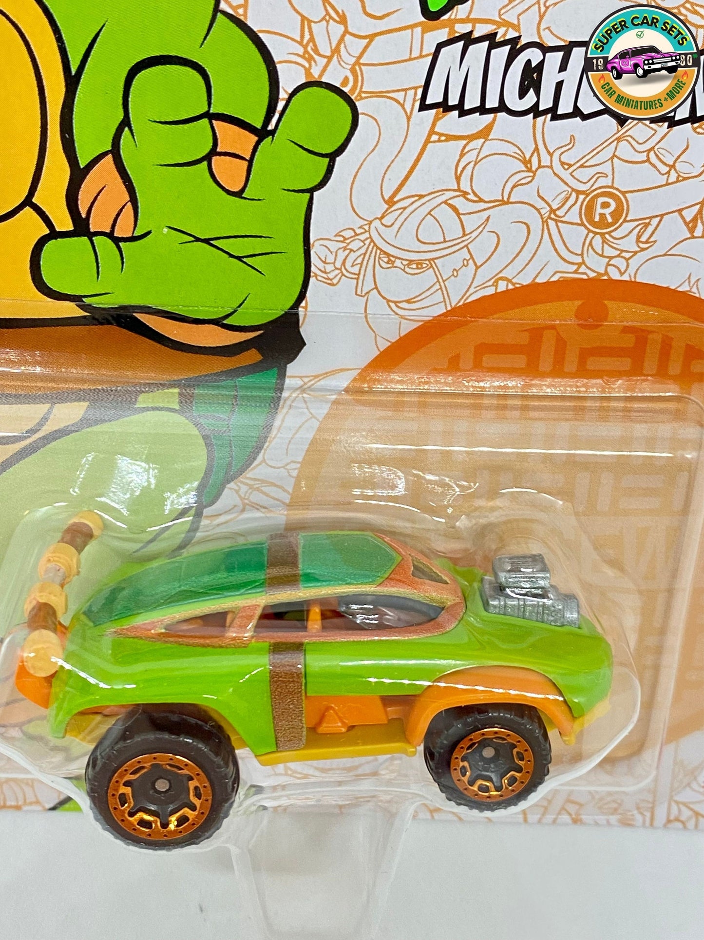 Teenage Mutant Ninja Turtles - Michel-Ange - Voitures de personnages Hot Wheels