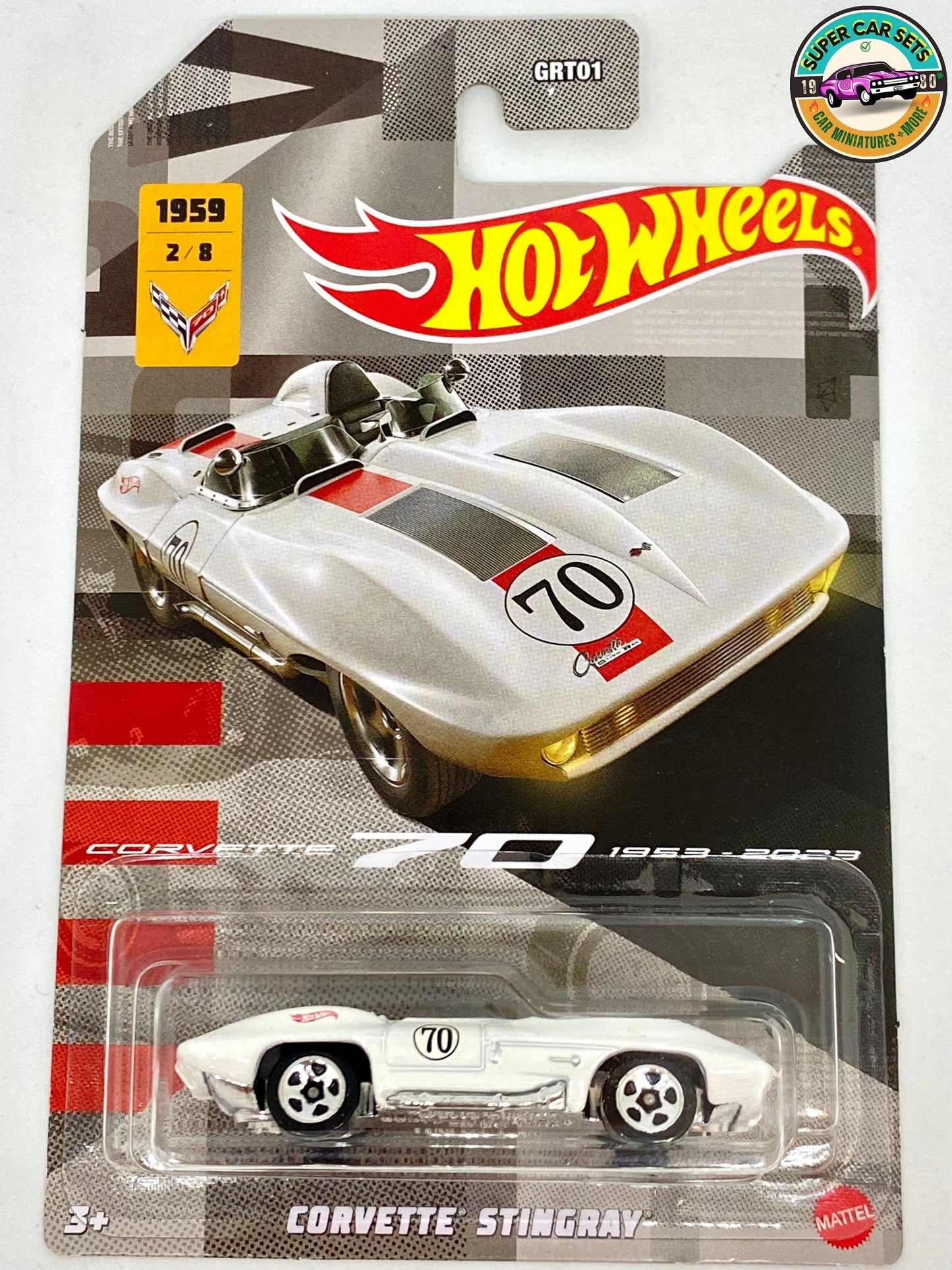 Hot Wheels Corvette Corvette Stingray zum 70-jährigen Jubiläum