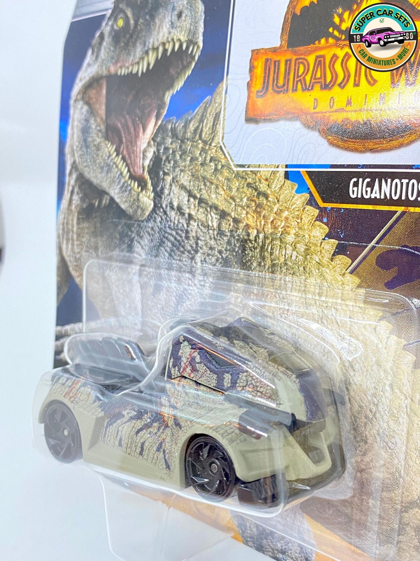 Jurassic World Giganotosaurus - Hot Wheels Personnages Voitures