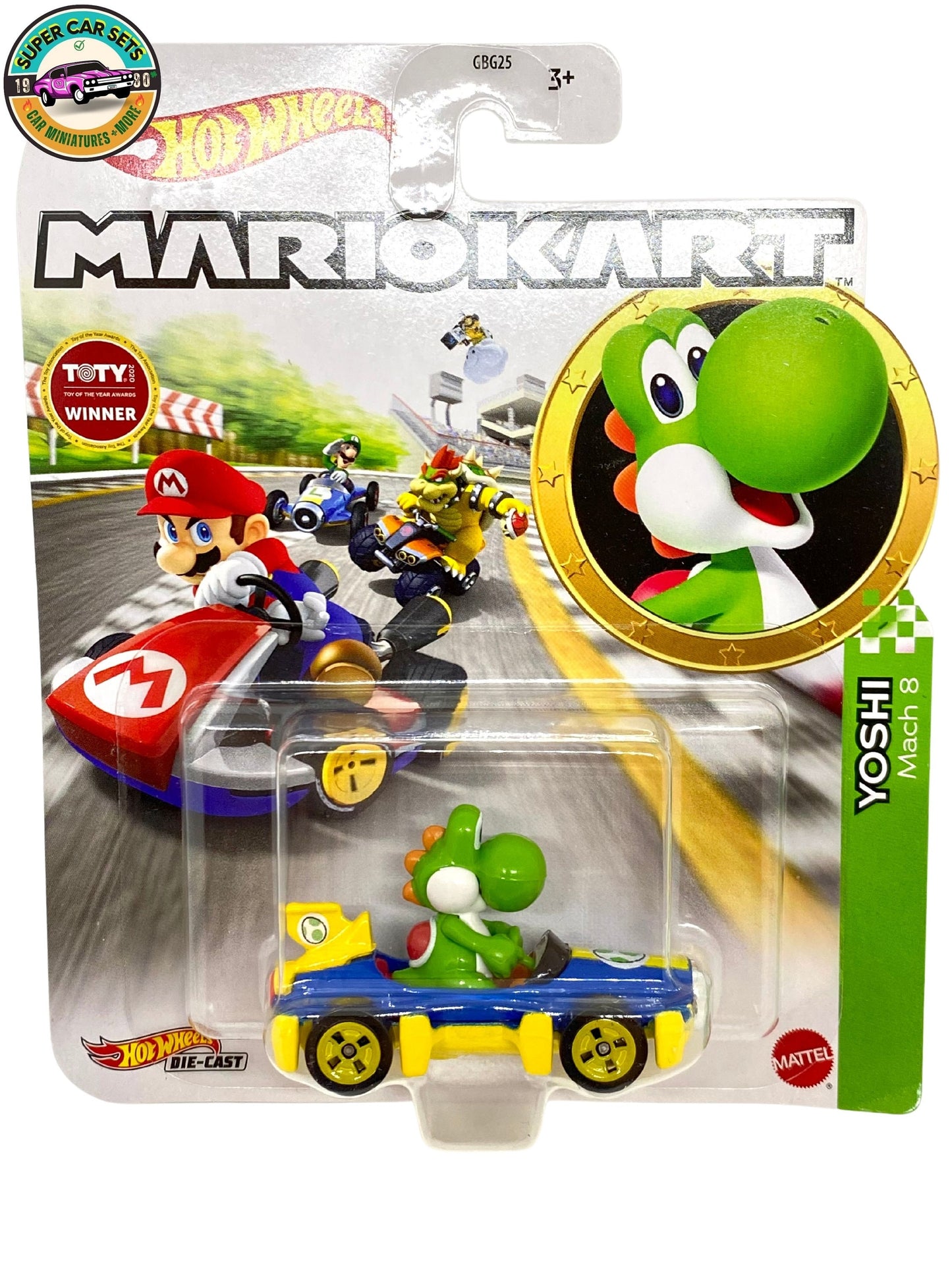 Yoshi – Mach 8 – Mario Kart Hot Wheels