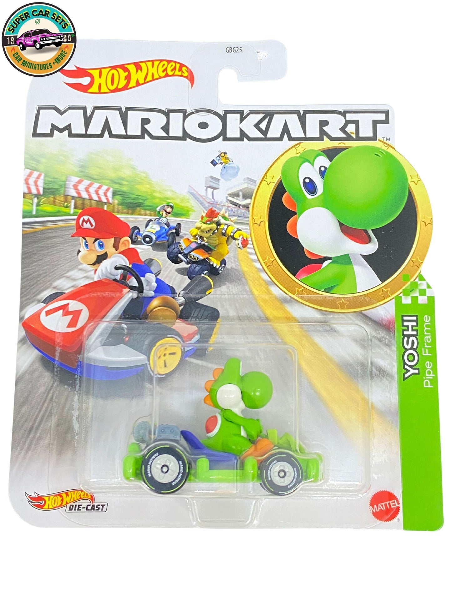 Yoshi – Rohrrahmen – Mario Kart Hot Wheels