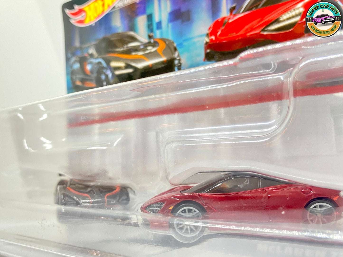 2-Autos-Paket – McLaren Senna + McLaren 720S – Hot Wheels Premium Car Culture