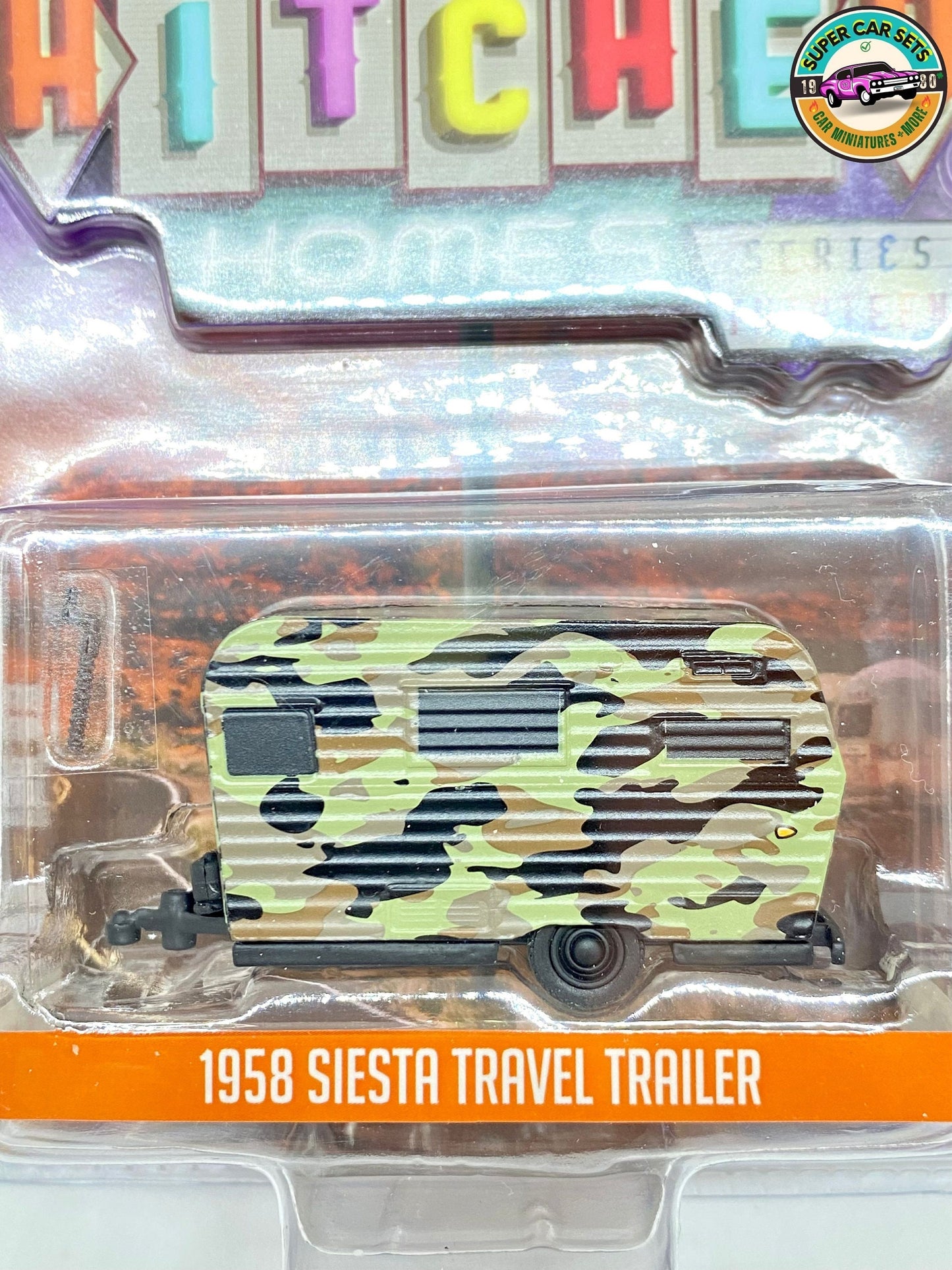 1958 Siesta Reiseanhänger – Hitched Homes Serie 13 – von Greenlight Collectables