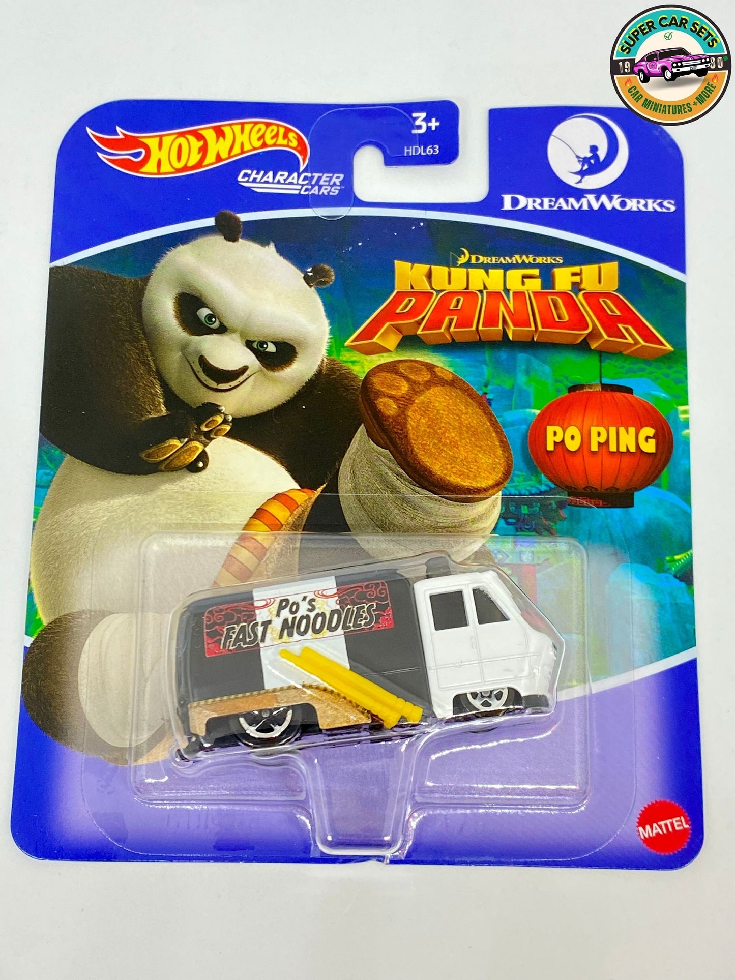 Kung Fu Panda Po Ping - DreamWorks - Voitures de personnages Hot Wheels