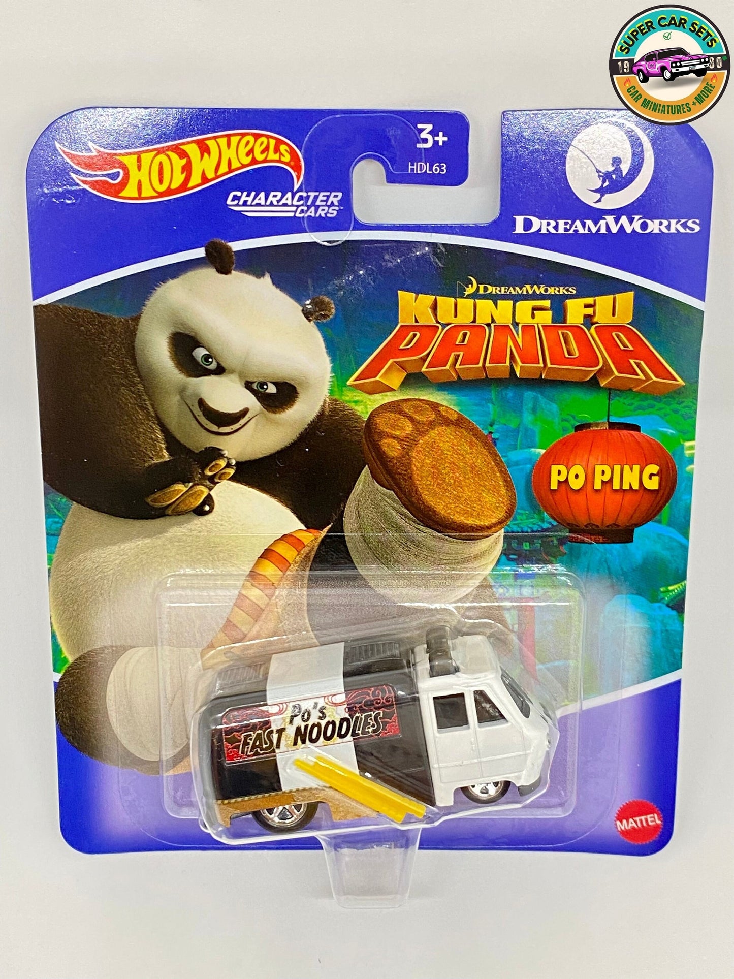 Kung Fu Panda Po Ping - DreamWorks - Hot Wheels Character cars