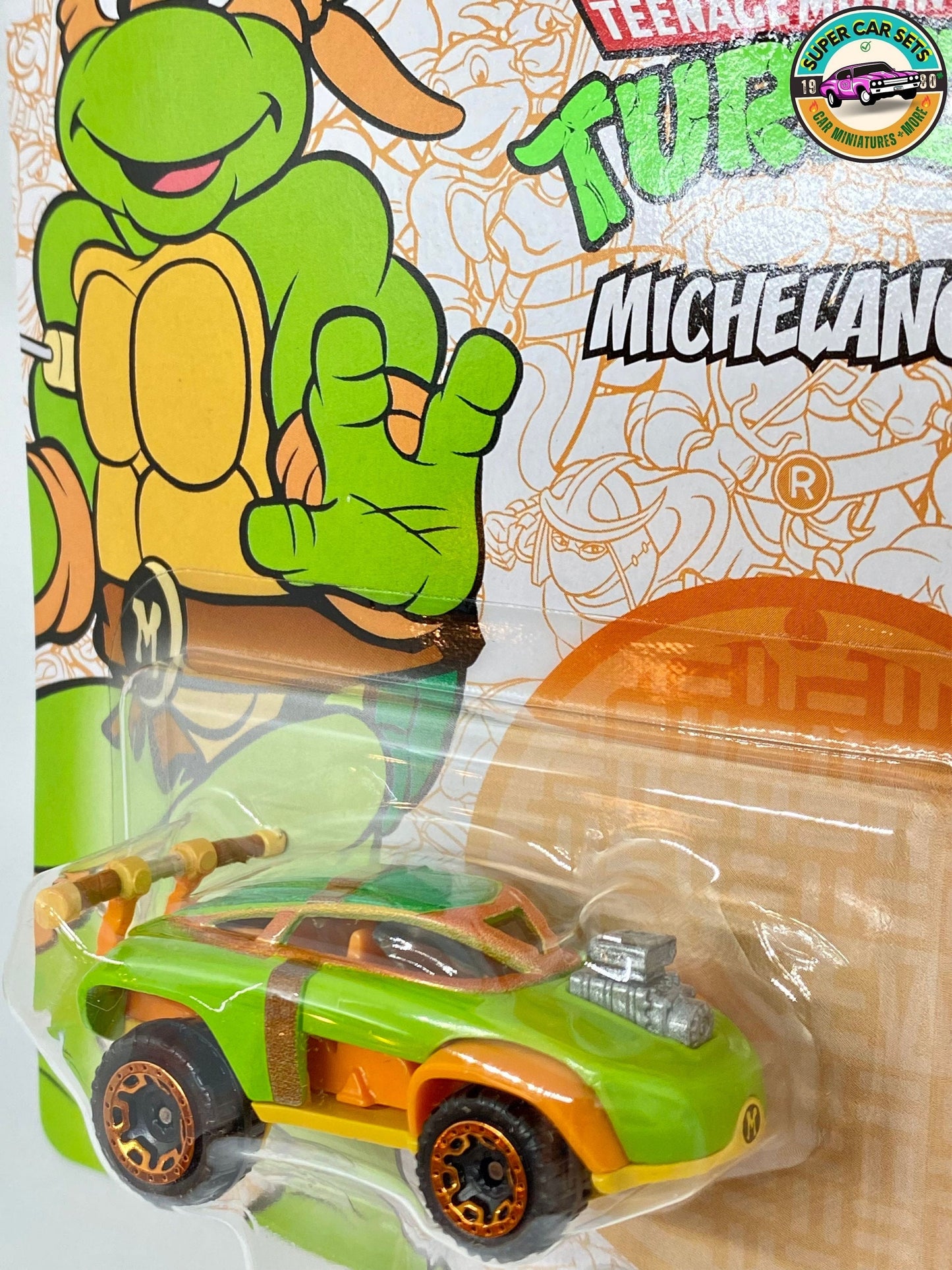 Teenage Mutant Ninja Turtles - Michel-Ange - Voitures de personnages Hot Wheels