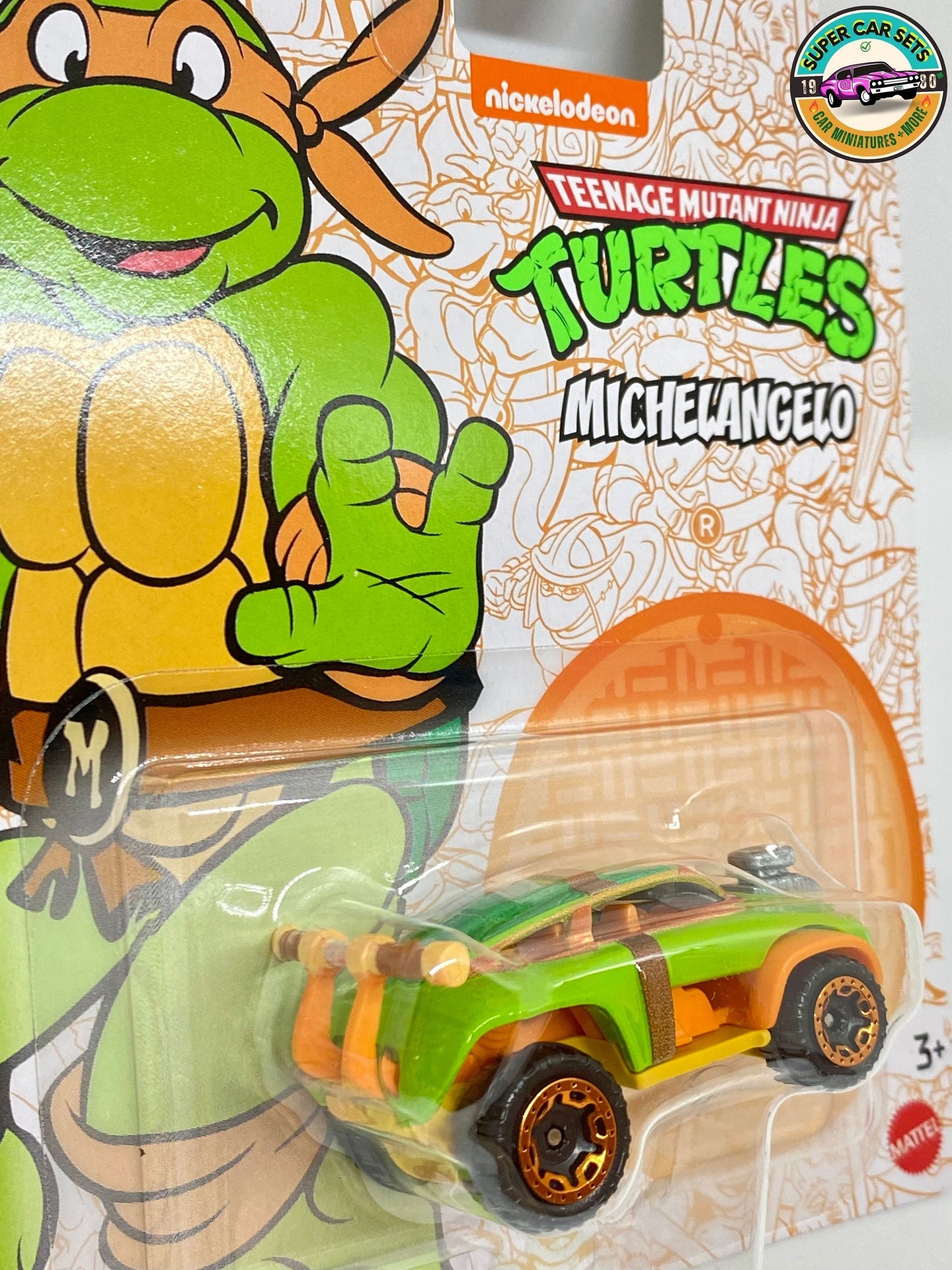 Teenage Mutant Ninja Turtles - Michel-Ange - Voitures de personnages Hot Wheels