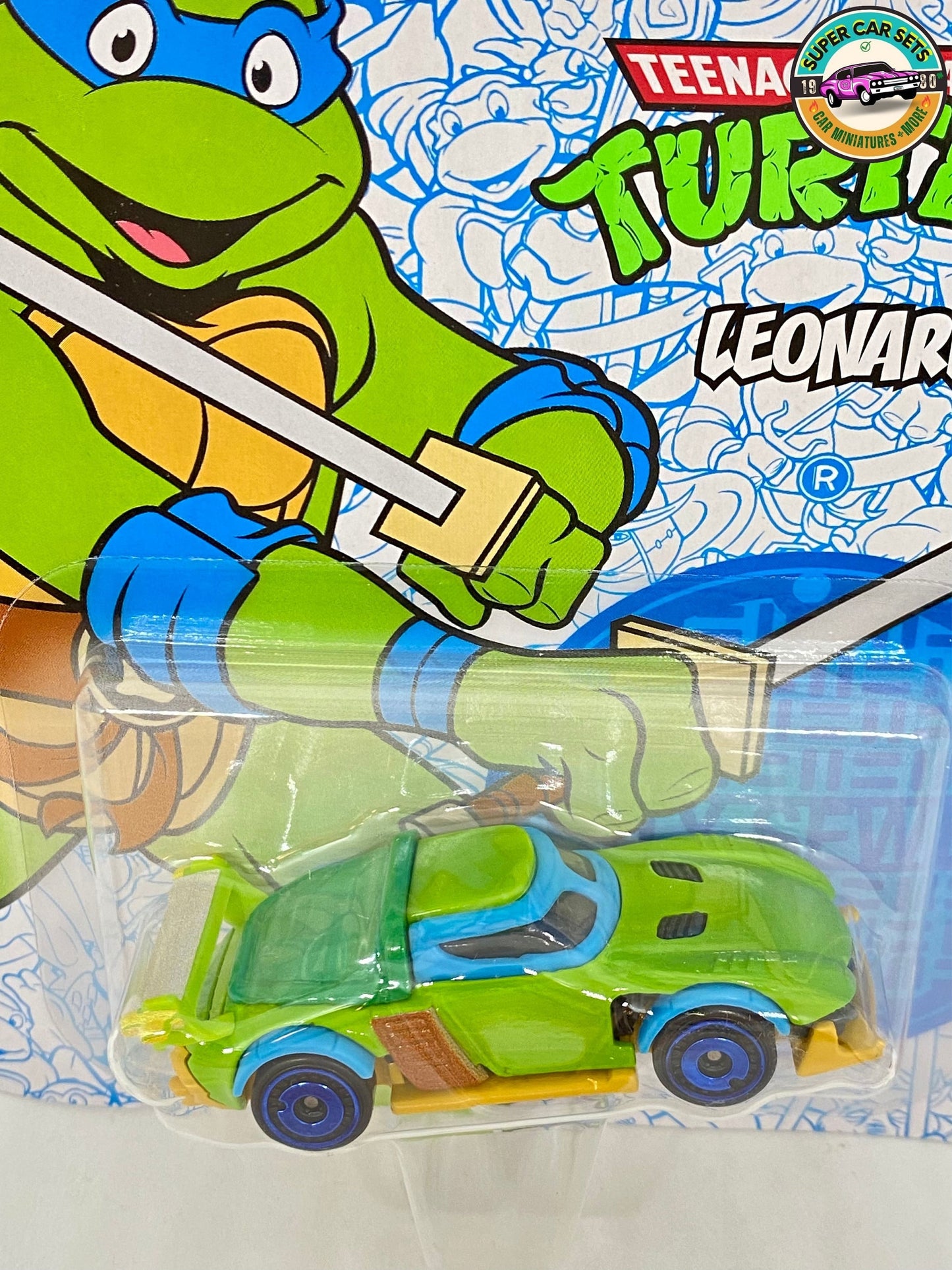 Teenage Mutant Ninja Turtles - Leonardo - Voitures de personnages Hot Wheels