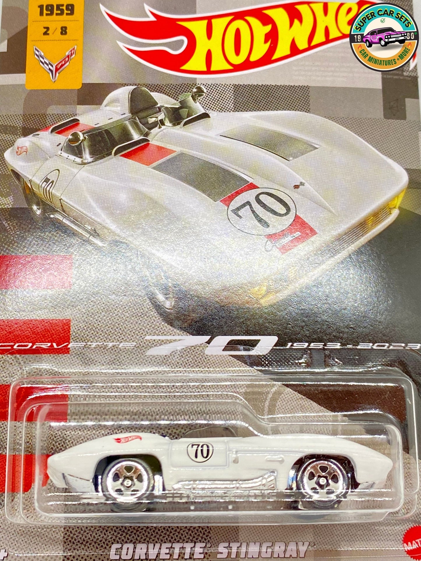 Hot Wheels Corvette Corvette Stingray zum 70-jährigen Jubiläum