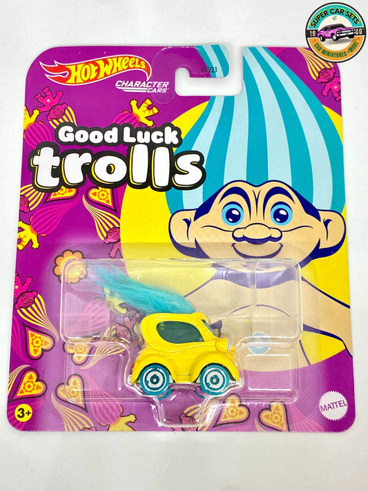 Bonne chance les Trolls - DreamWorks - Voitures de personnages Hot Wheels