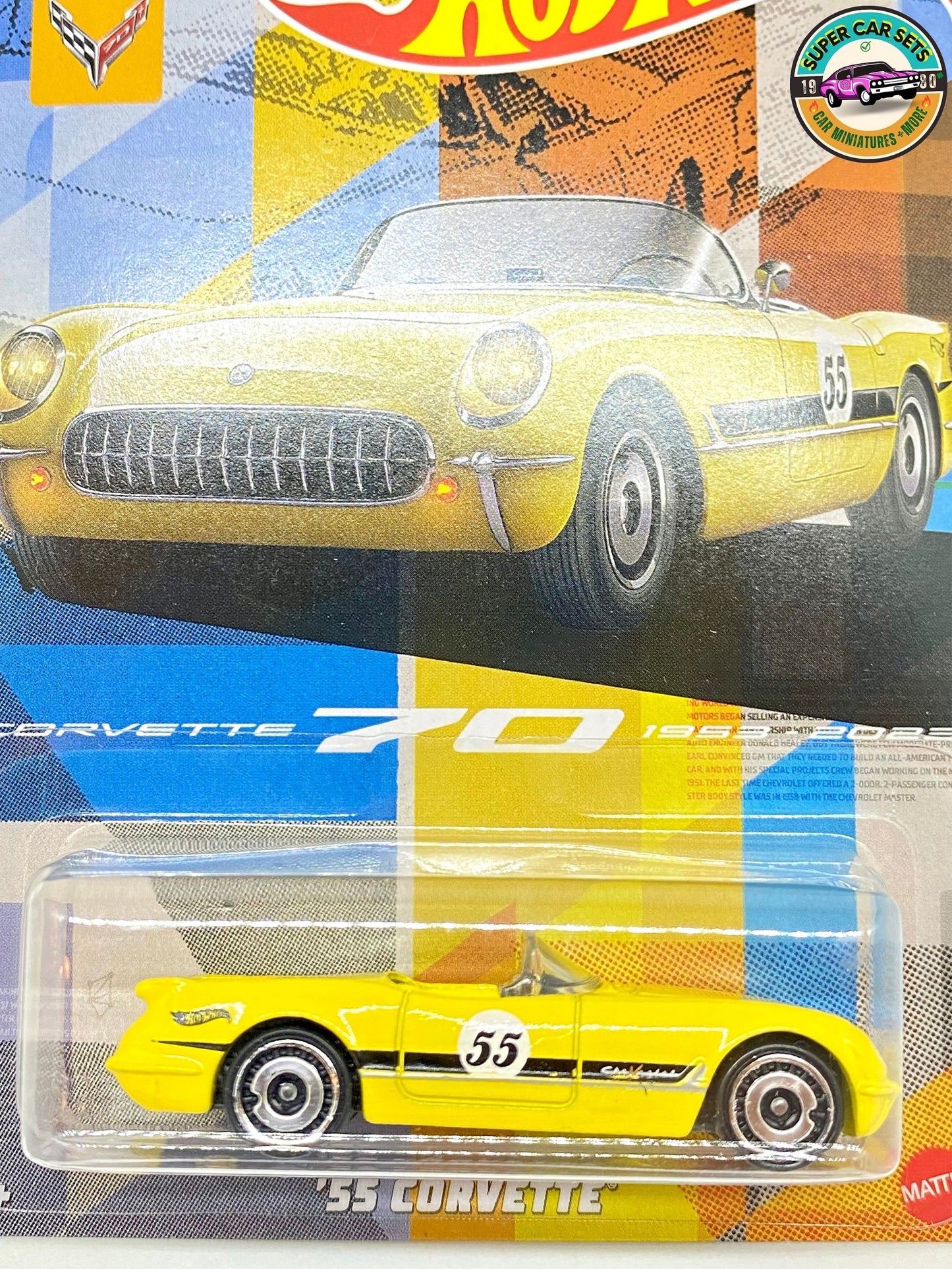 Hot Wheels Corvette 70. Jubiläum '55 Corvette