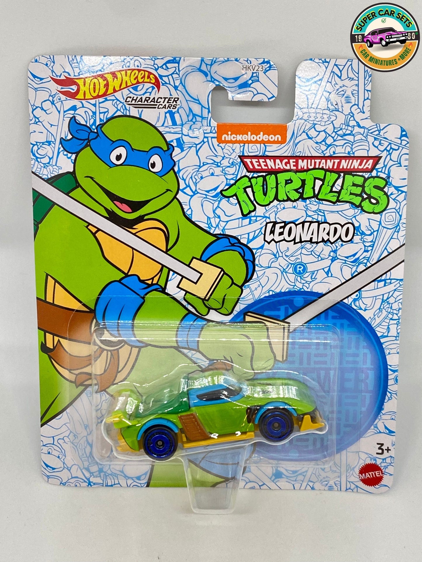 2 Autos Teenage Mutant Ninja Turtles (Leonardo + Michelangelo) von Hot Wheels Character