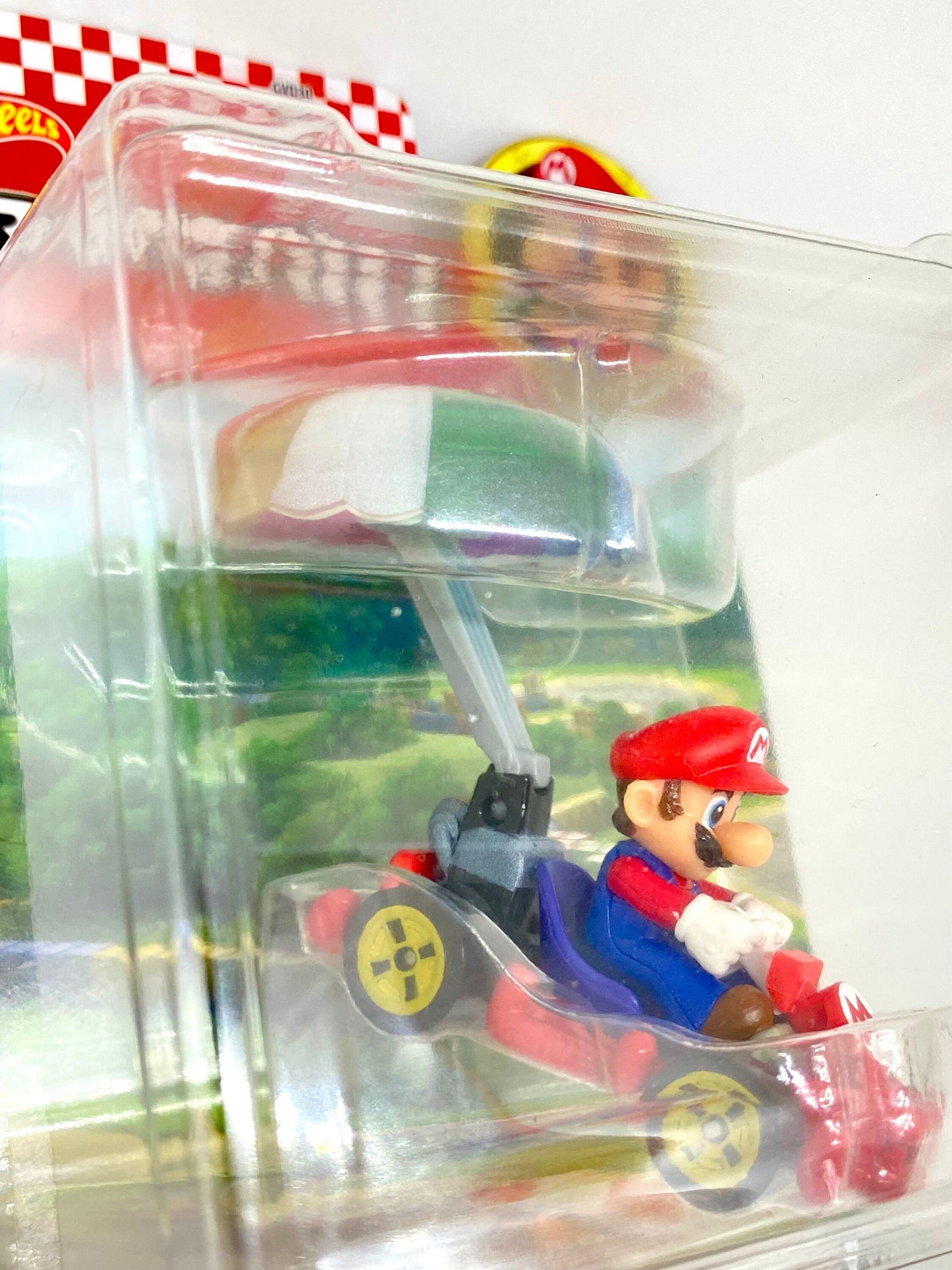 Mario - Pipe Frame + Parachute - Mario Kart Hot Wheels