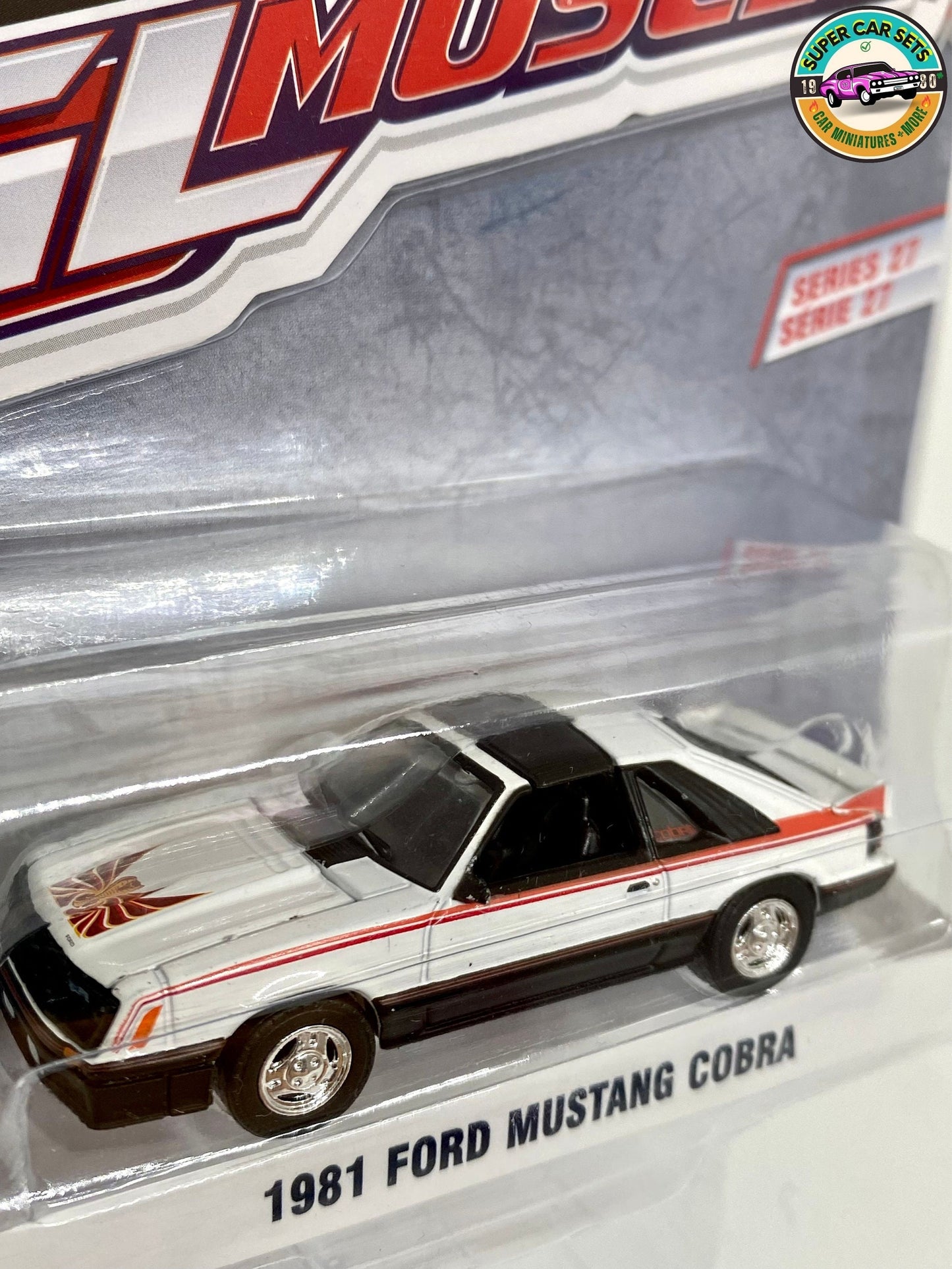 1981 Ford Mustang Cobra – GL Muscle Series 27, hergestellt von Greenlight