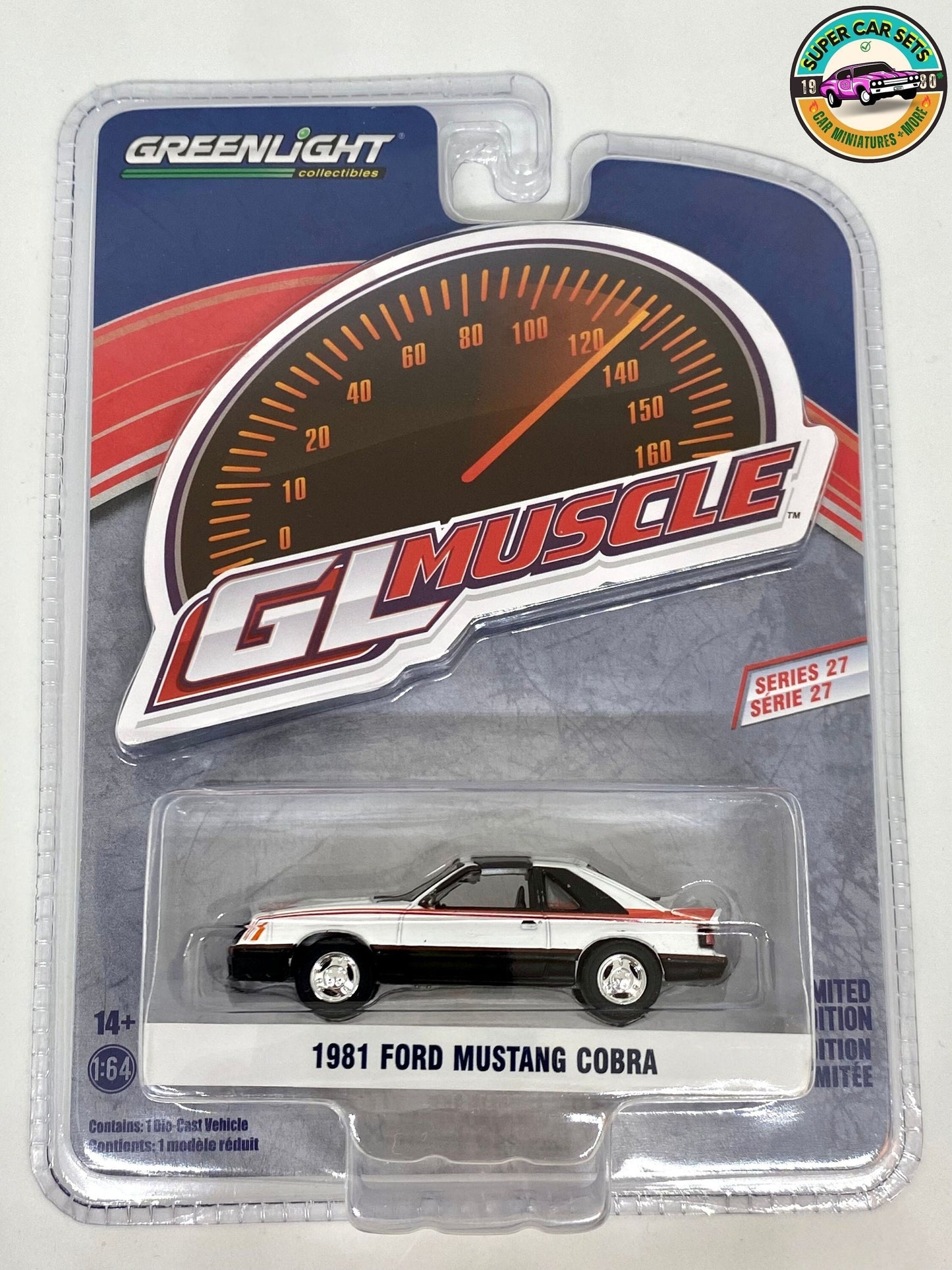 1981 Ford Mustang Cobra – GL Muscle Series 27, hergestellt von Greenlight