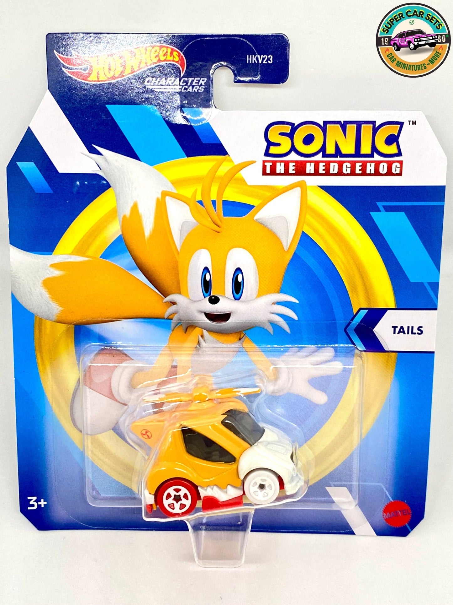 Sonic - Tails - Voitures de personnages Hot Wheels