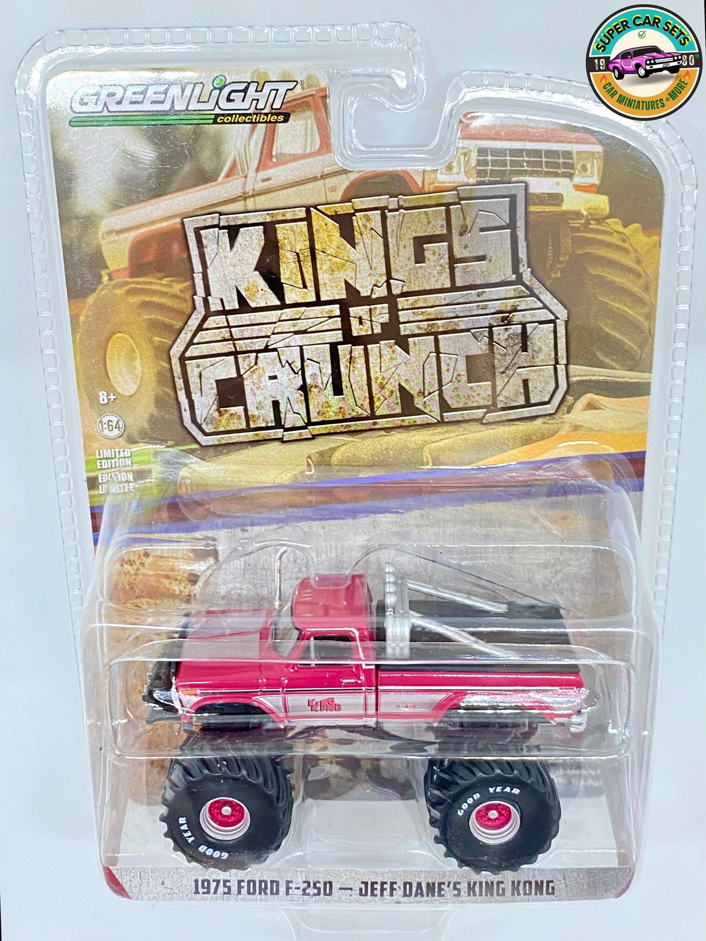 1975 Ford F-250 - Jeff Dane’s King Kong - Kings of Crunch made by Greenlight Collectibles