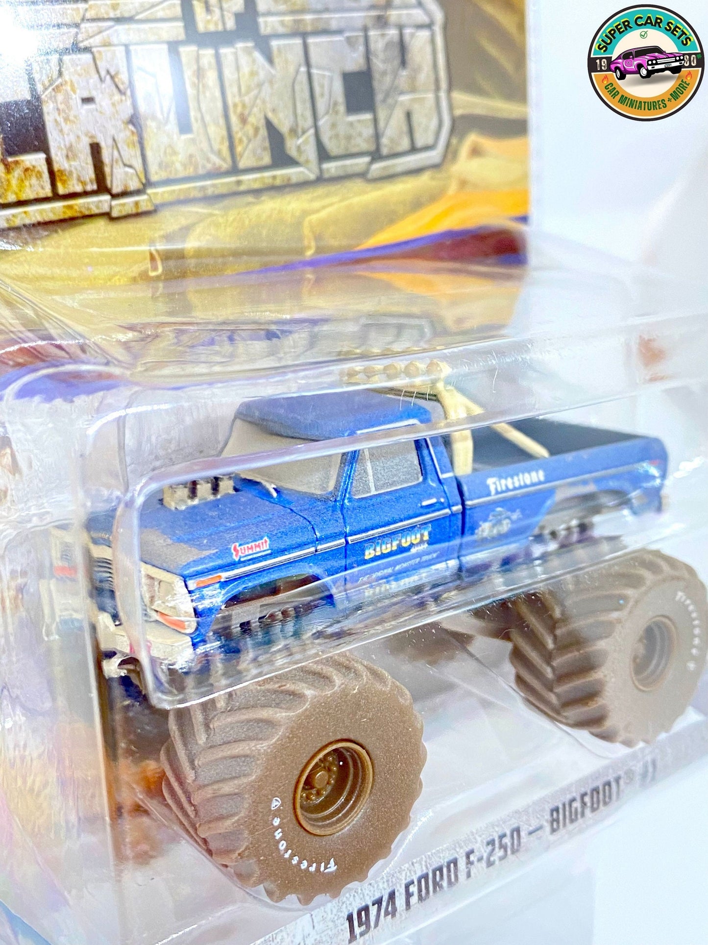 1974 Ford F-250 - Bigfoot #1 - Kings of Crunch fabriqué par Greenlight Collectibles