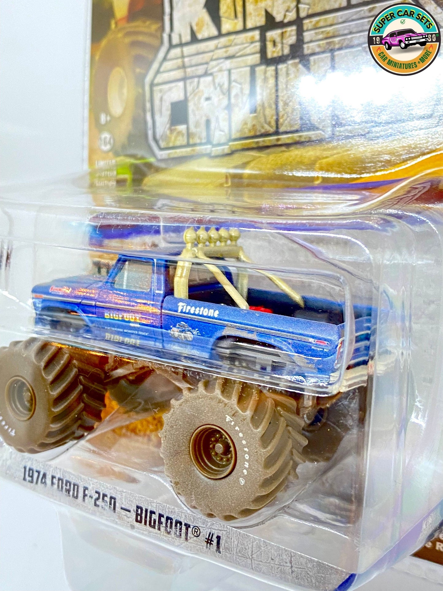 1974 Ford F-250 - Bigfoot #1 - Kings of Crunch made by Greenlight Collectibles