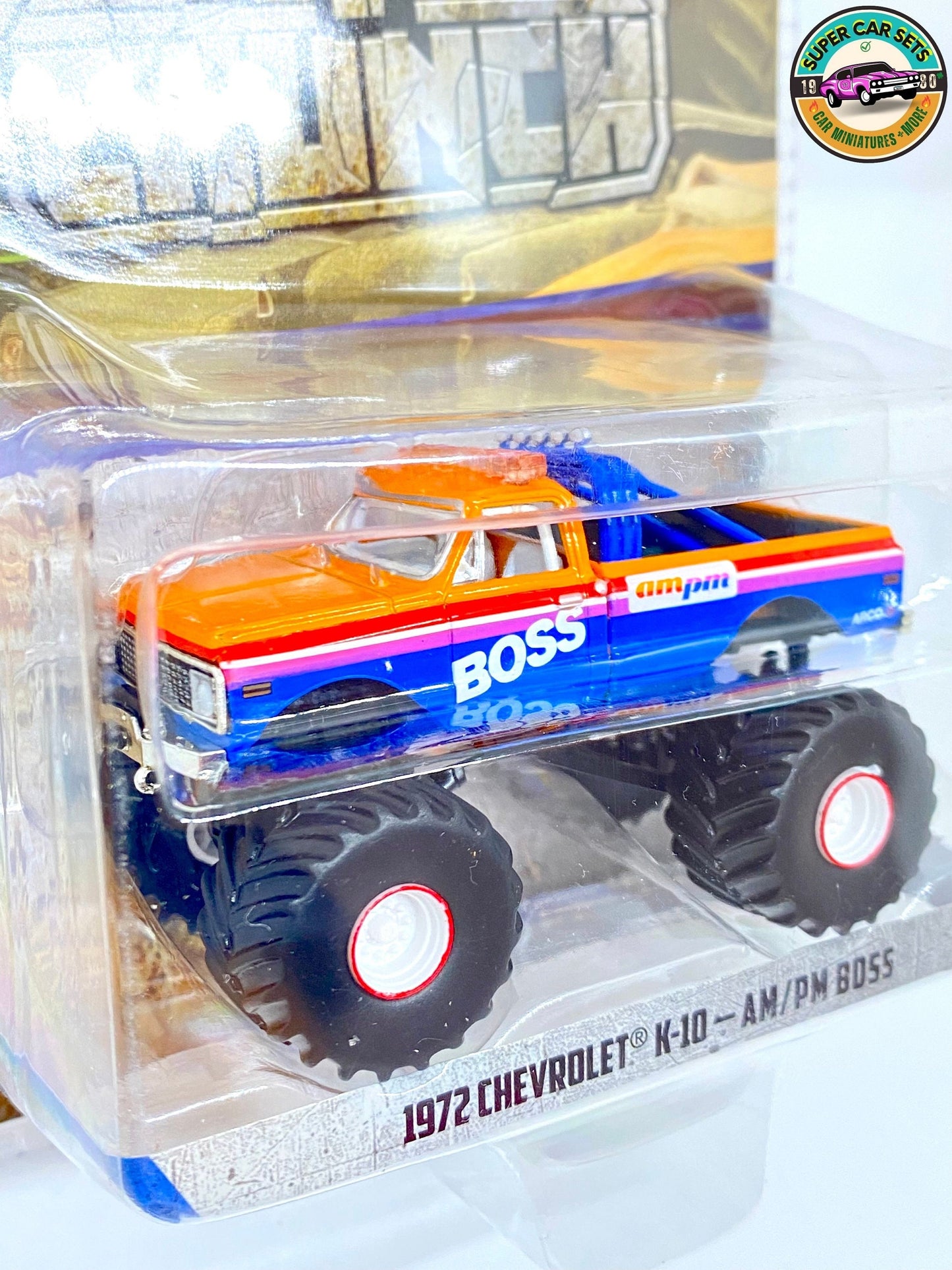 1972 Chevrolet K-10 - AM/PM BOSS - Kings of Crunch fabriqué par Greenlight Collectibles