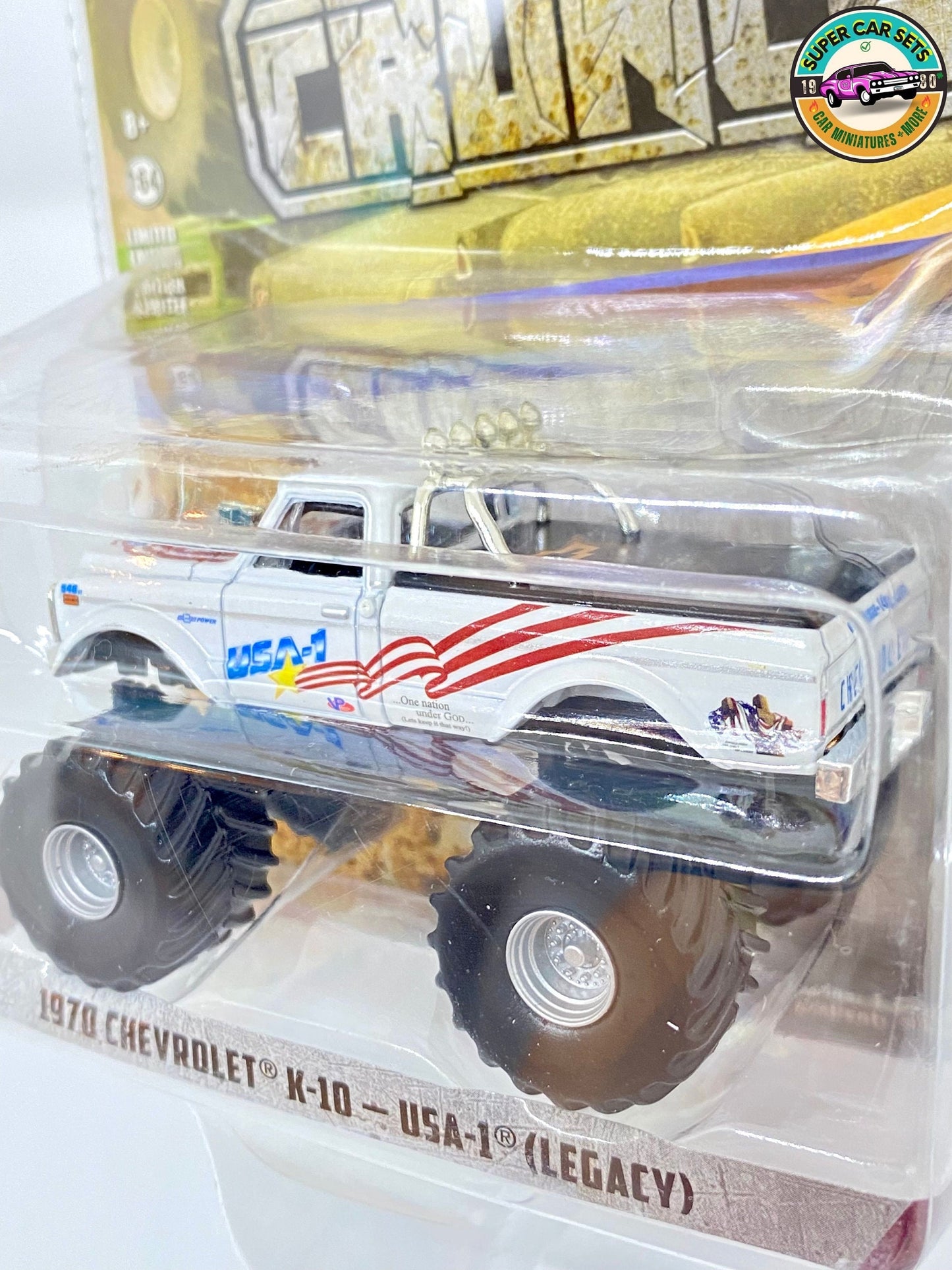 1970 Chevrolet K-10 - USA-1 (Legacy) - Kings of Crunch fabriqué par Greenlight Collectibles