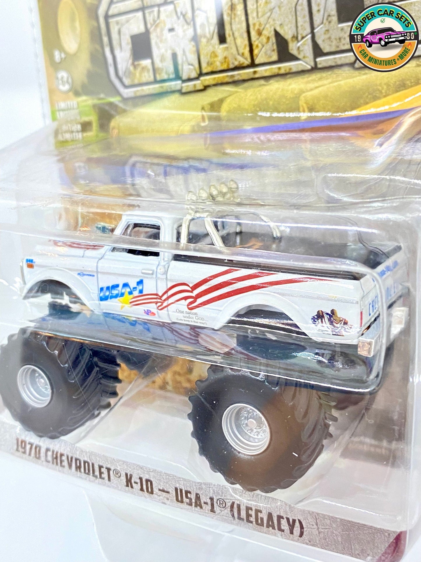 1970 Chevrolet K-10 - USA-1 (Legacy) - Kings of Crunch fabriqué par Greenlight Collectibles