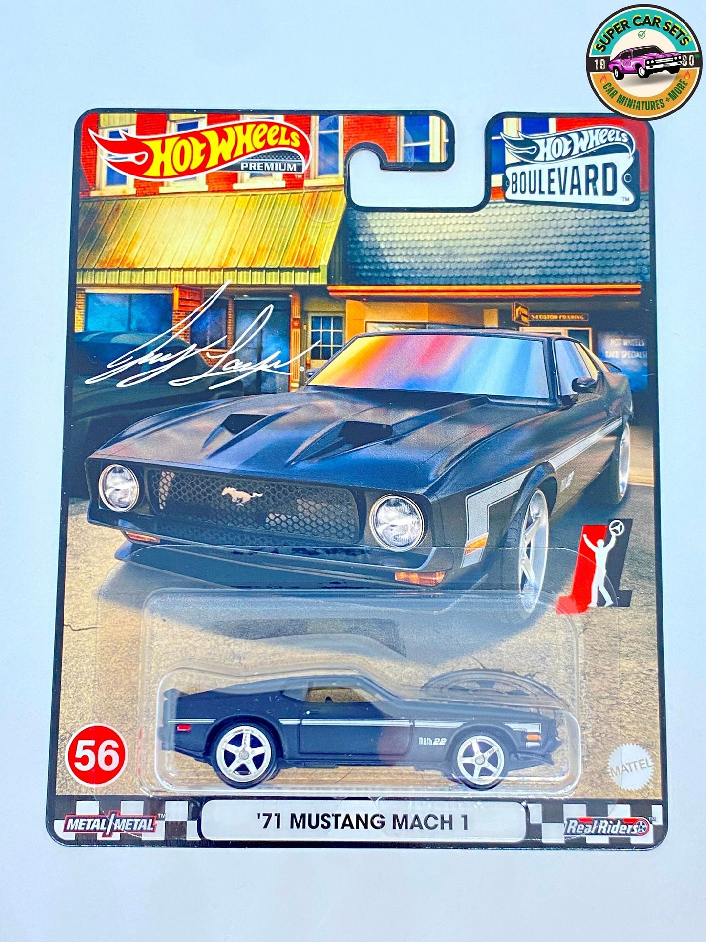 71 Mustang Mach 1 - Hot Wheels Premium Boulevard #56