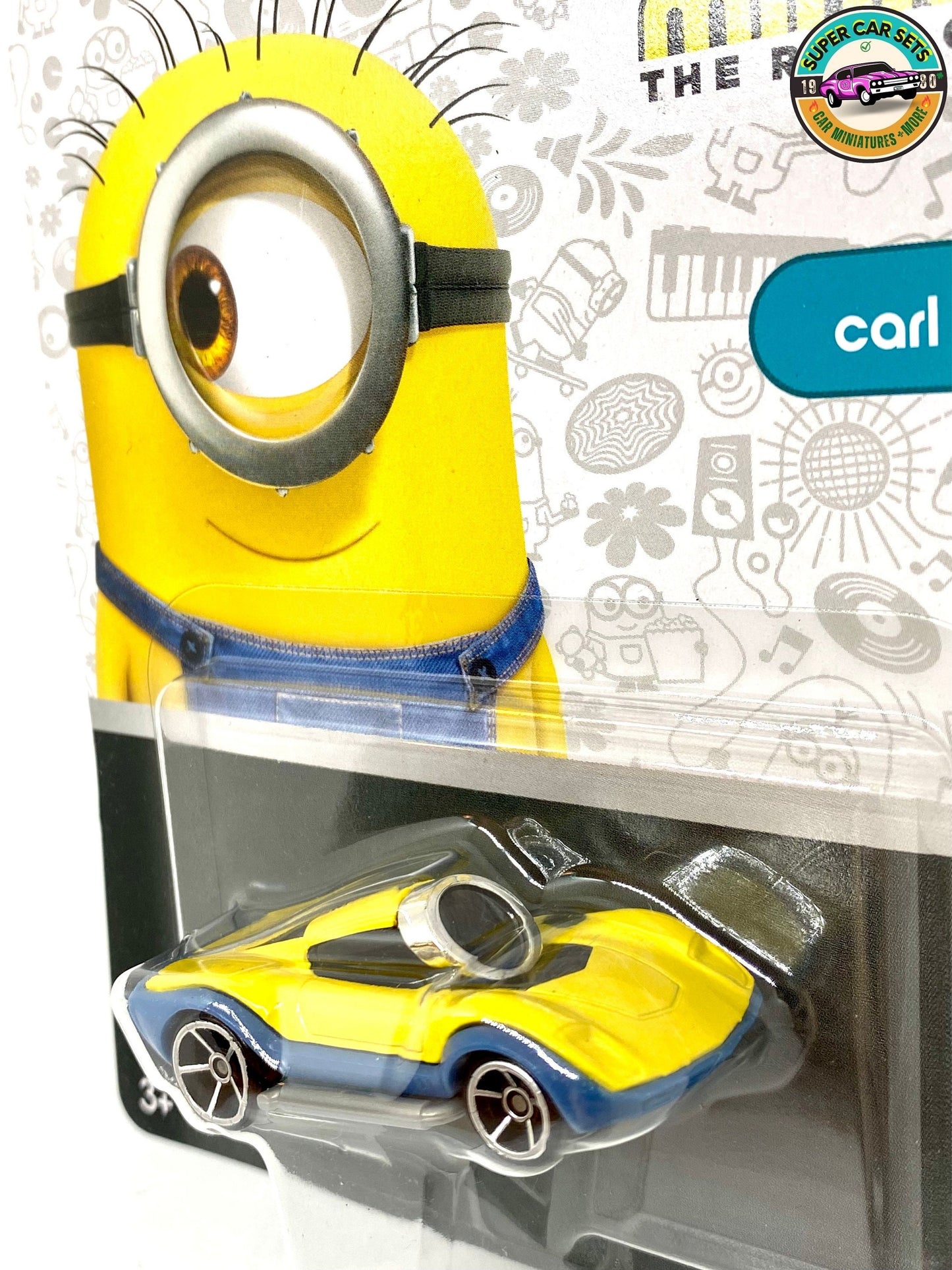 All 5 cars Minions The Rise of Gru Hot Wheels - Complete Set