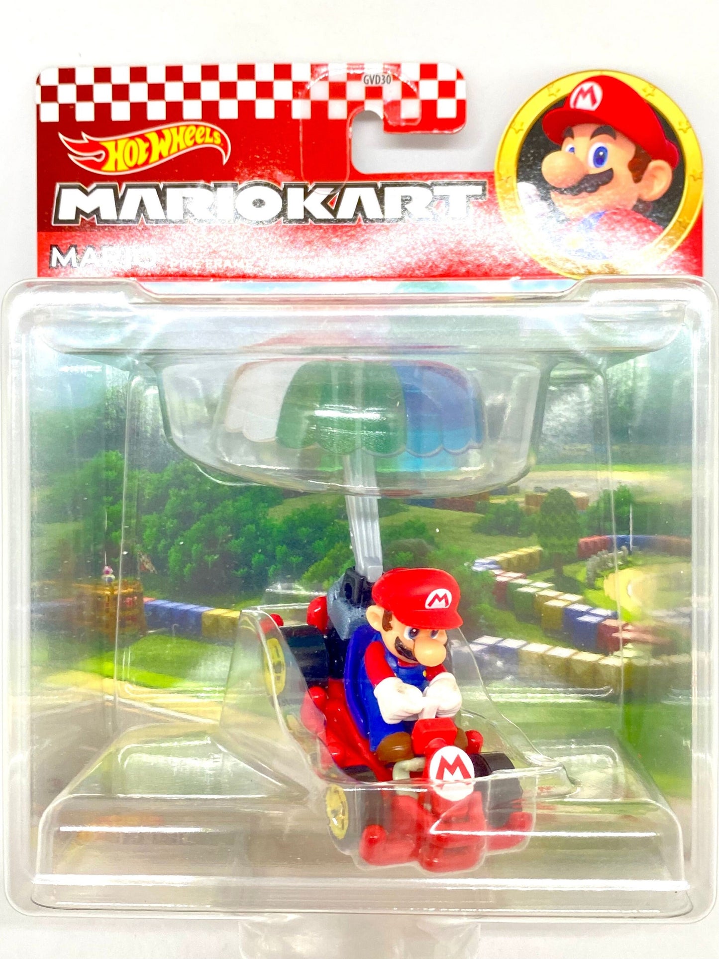 Mario - Cadre de tuyaux + Parachute - Mario Kart Hot Wheels