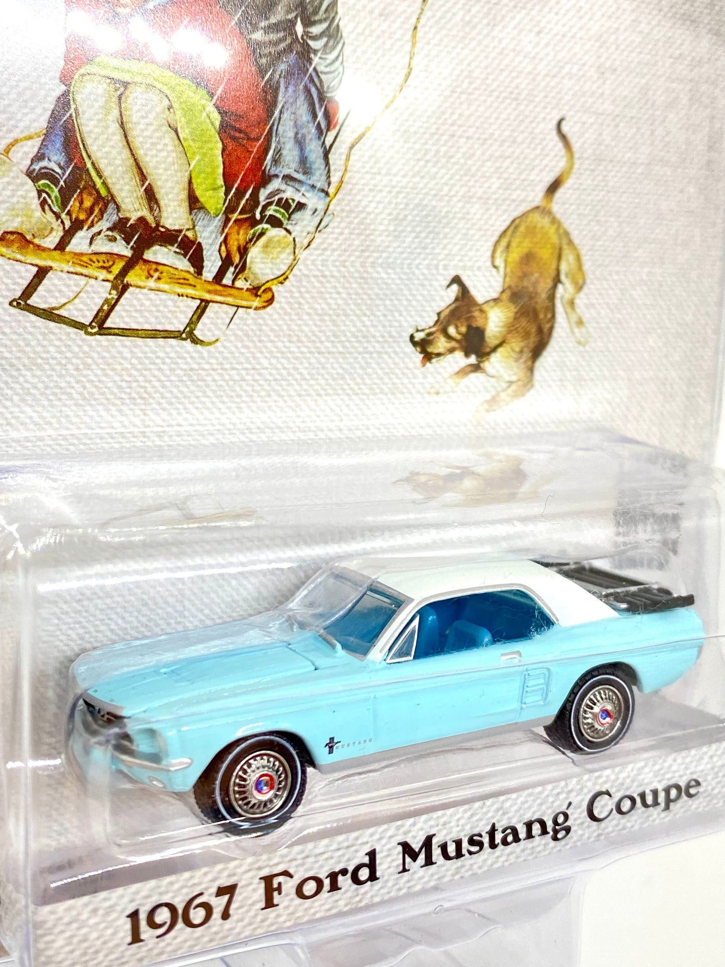 Norman Rockwell - Ford Mustang Coupé 1967 - Série 4 - fabriqué par Greenlight