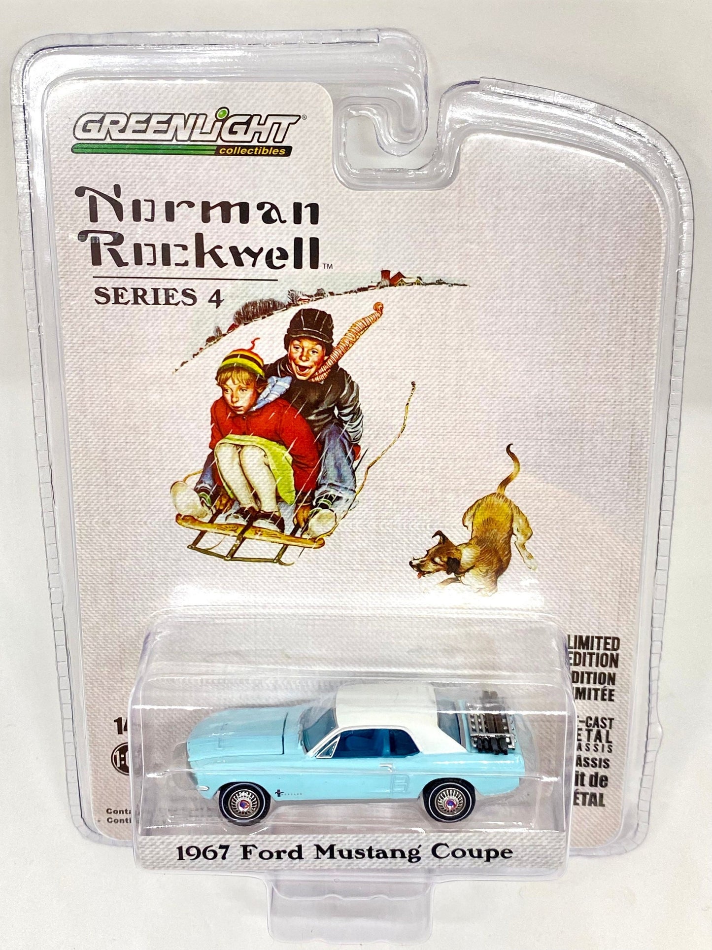 Norman Rockwell - Ford Mustang Coupé 1967 - Série 4 - fabriqué par Greenlight