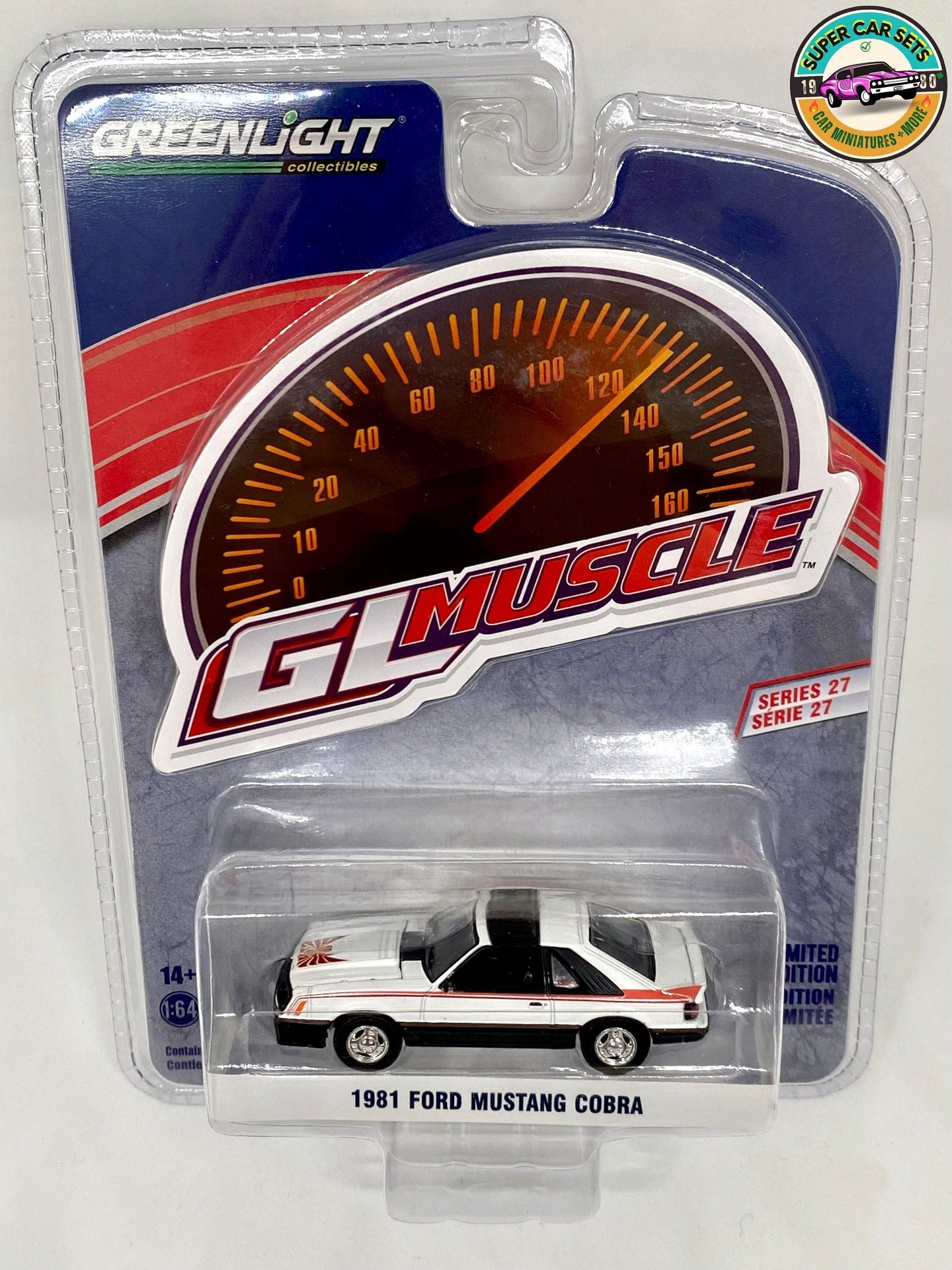 1981 Ford Mustang Cobra – GL Muscle Series 27, hergestellt von Greenlight