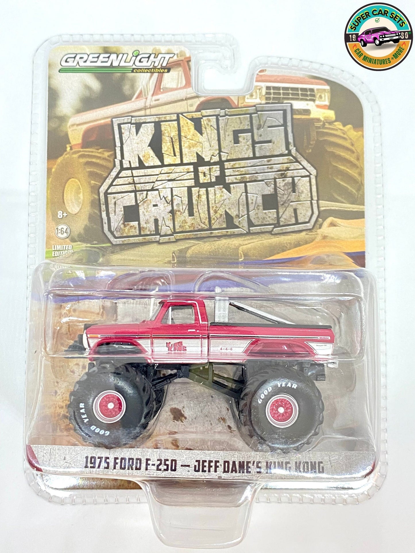 1975 Ford F-250 - Jeff Dane’s King Kong - Kings of Crunch made by Greenlight Collectibles