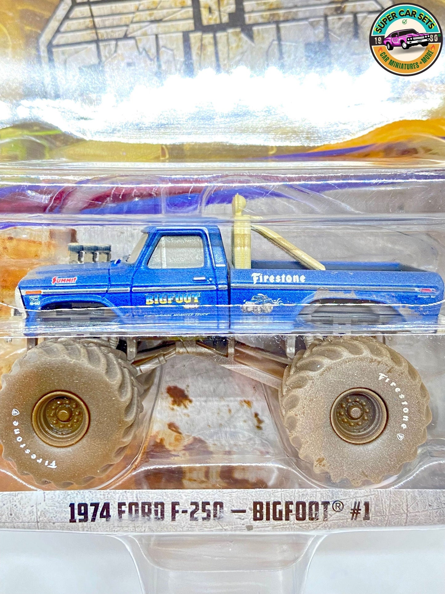 1974 Ford F-250 – Bigfoot #1 – Kings of Crunch, hergestellt von Greenlight Collectibles