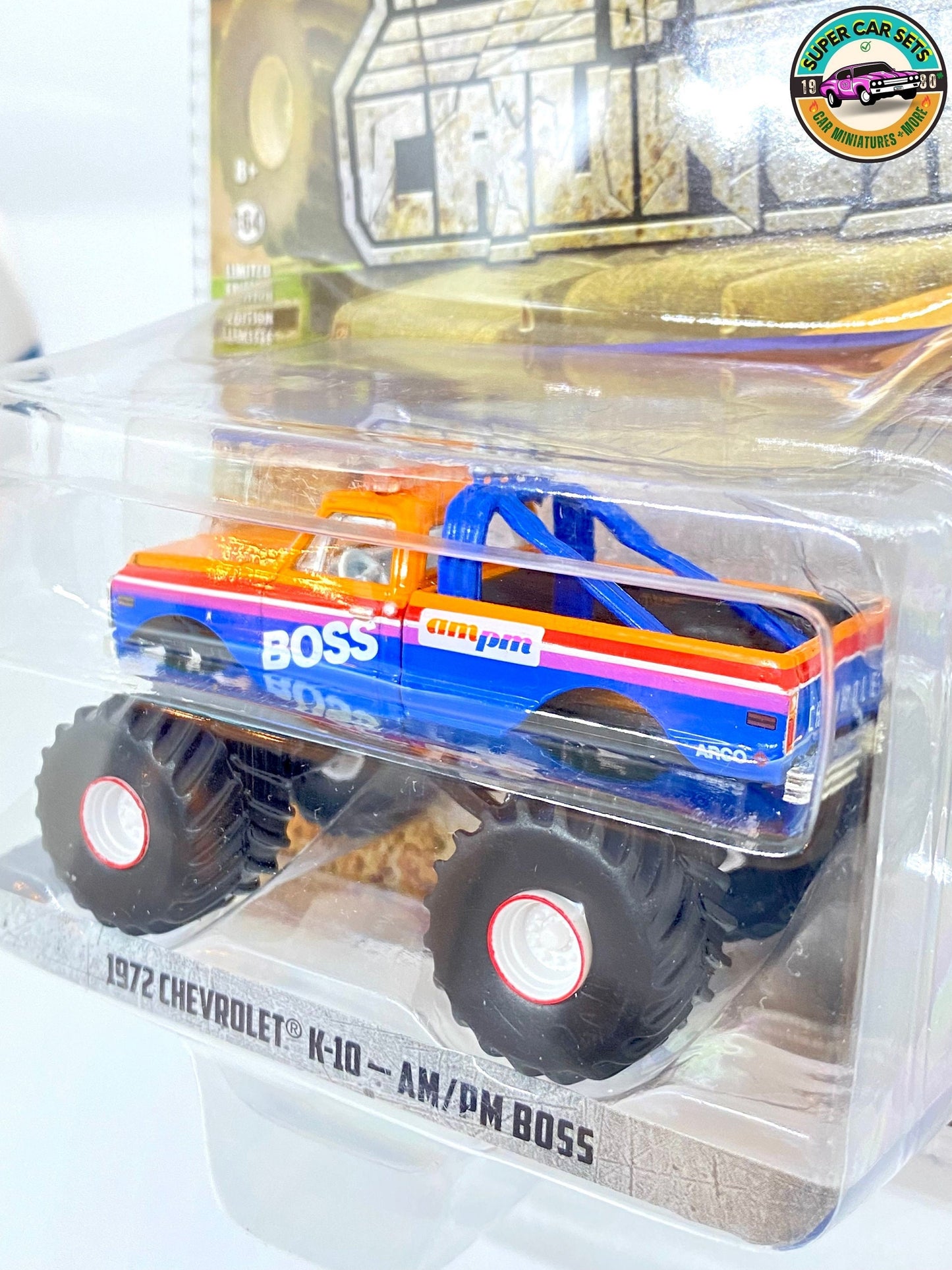 1972 Chevrolet K-10 - AM/PM BOSS - Kings of Crunch fabriqué par Greenlight Collectibles