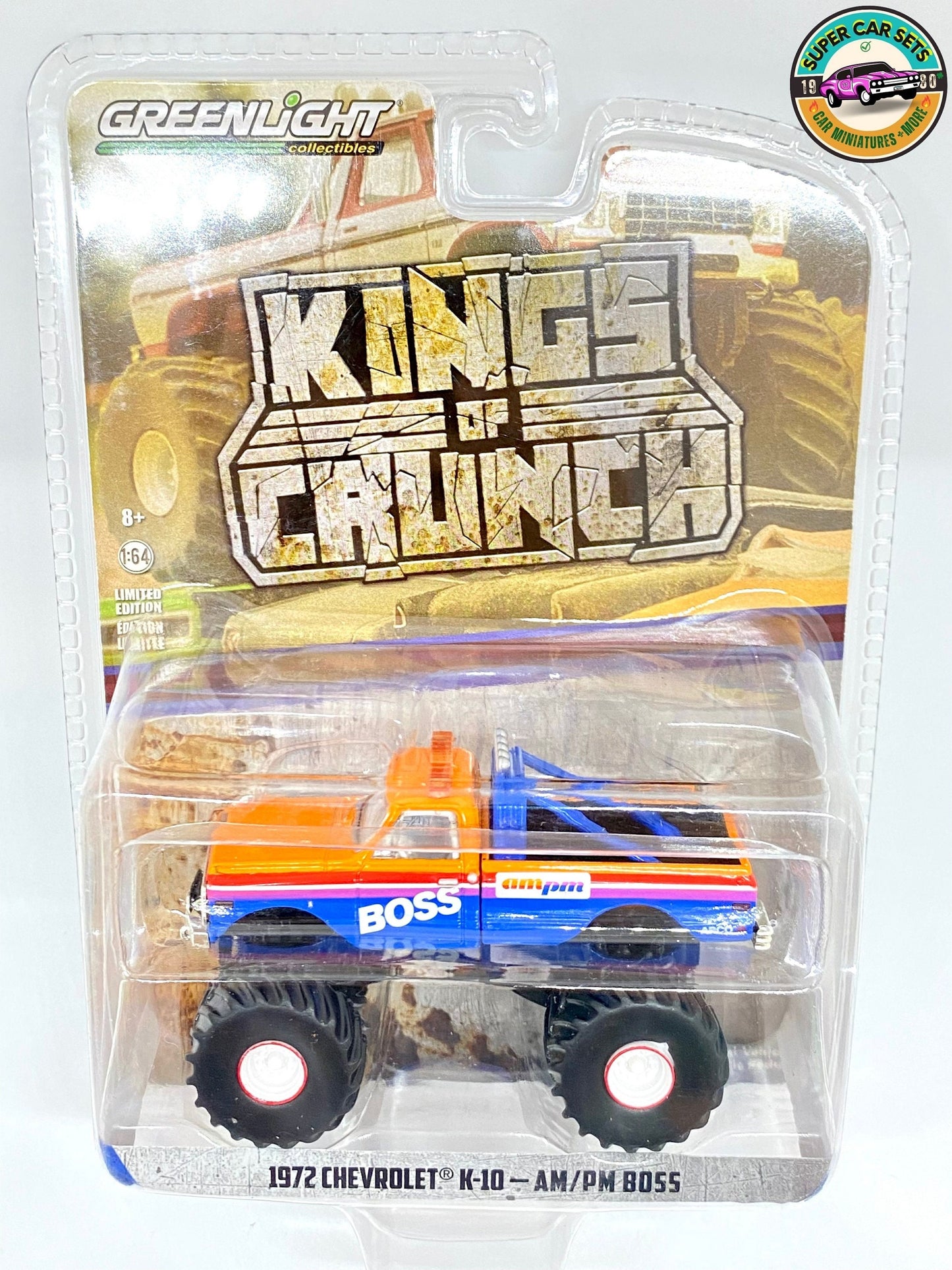 1972 Chevrolet K-10 - AM/PM BOSS - Kings of Crunch fabriqué par Greenlight Collectibles