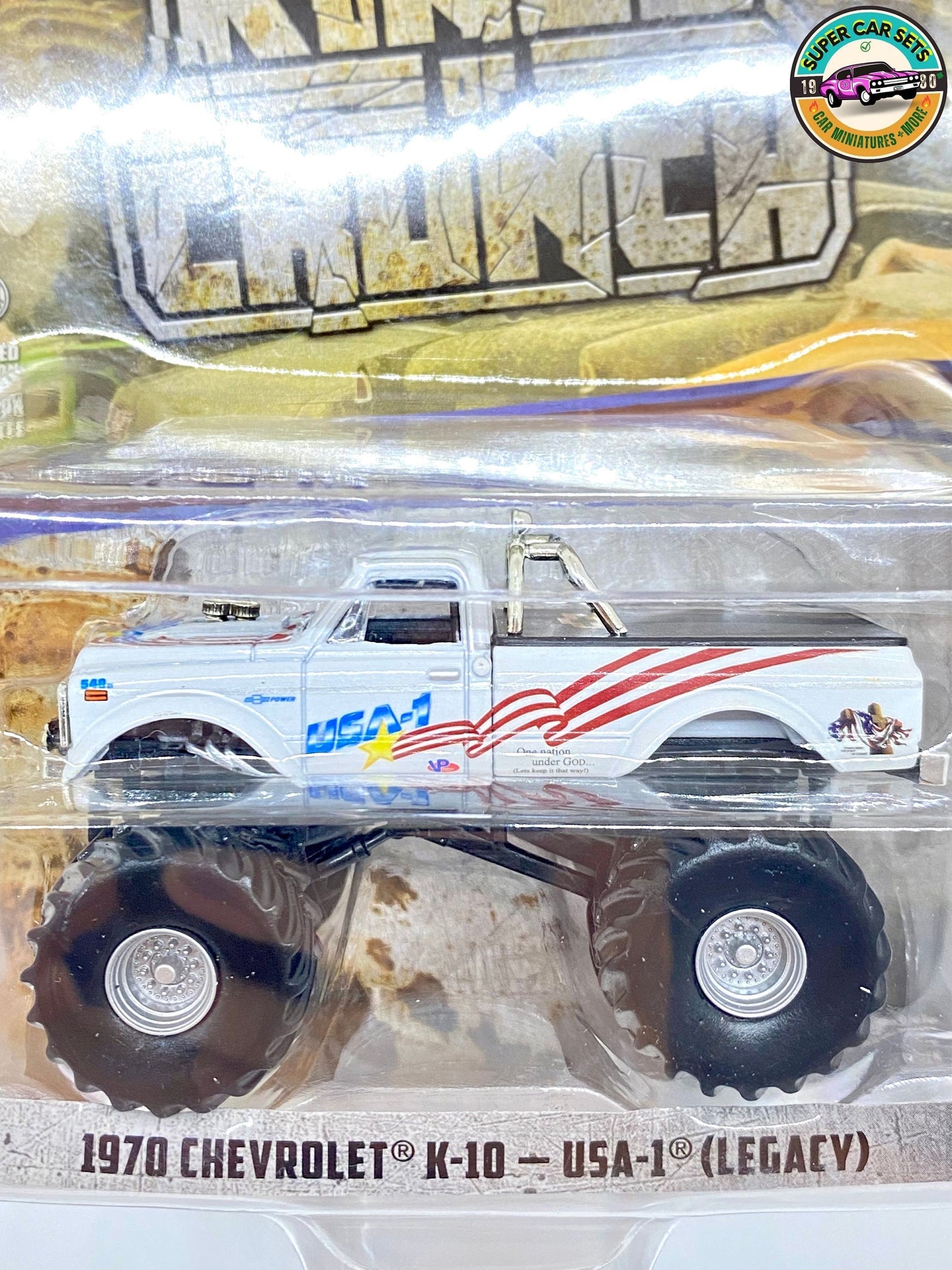 1970 Chevrolet K-10 - USA-1 (Legacy) - Kings of Crunch fabriqué par Greenlight Collectibles