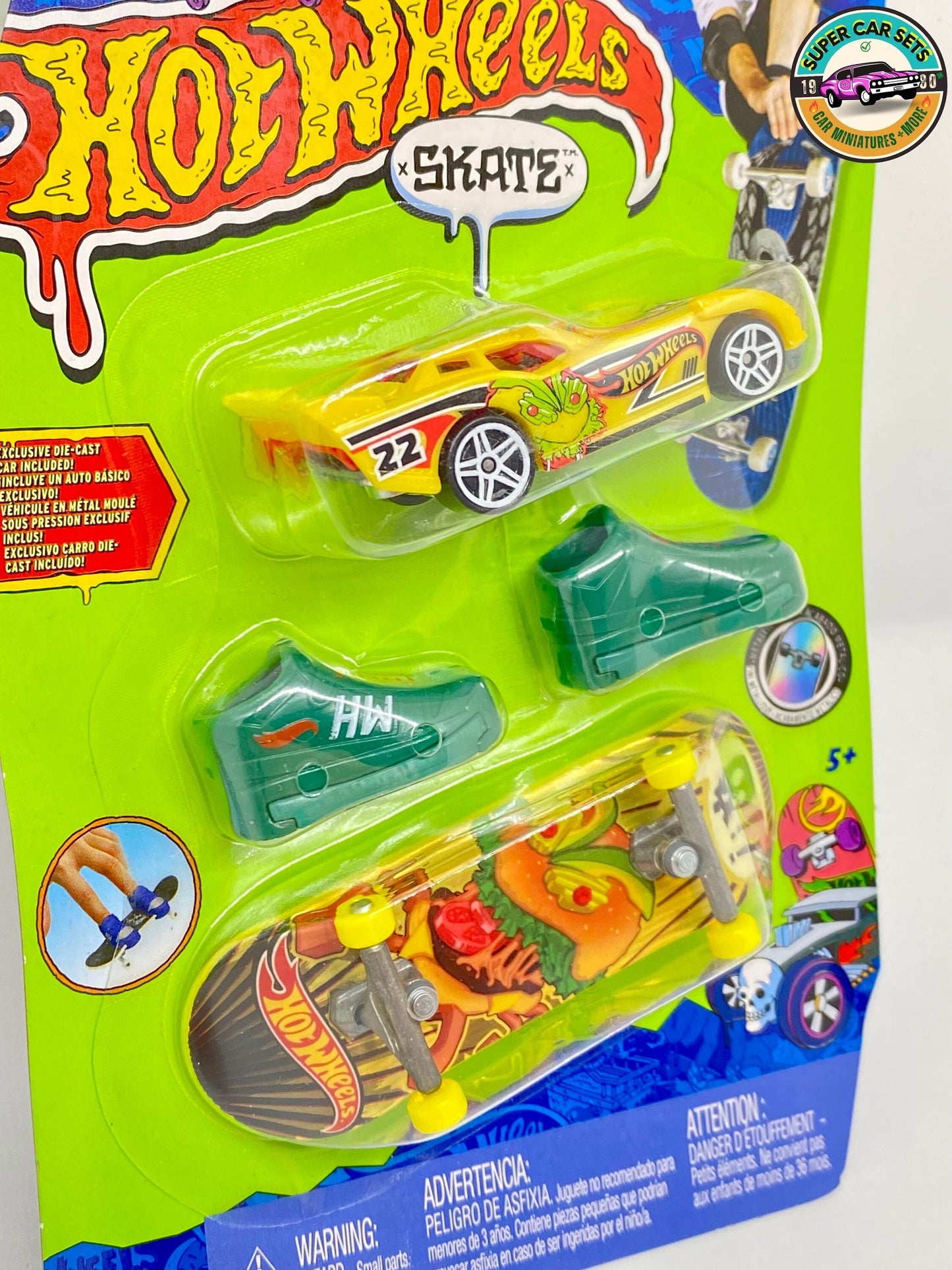 Hot Wheels Skate – Maximaler Spielraum (gelb)