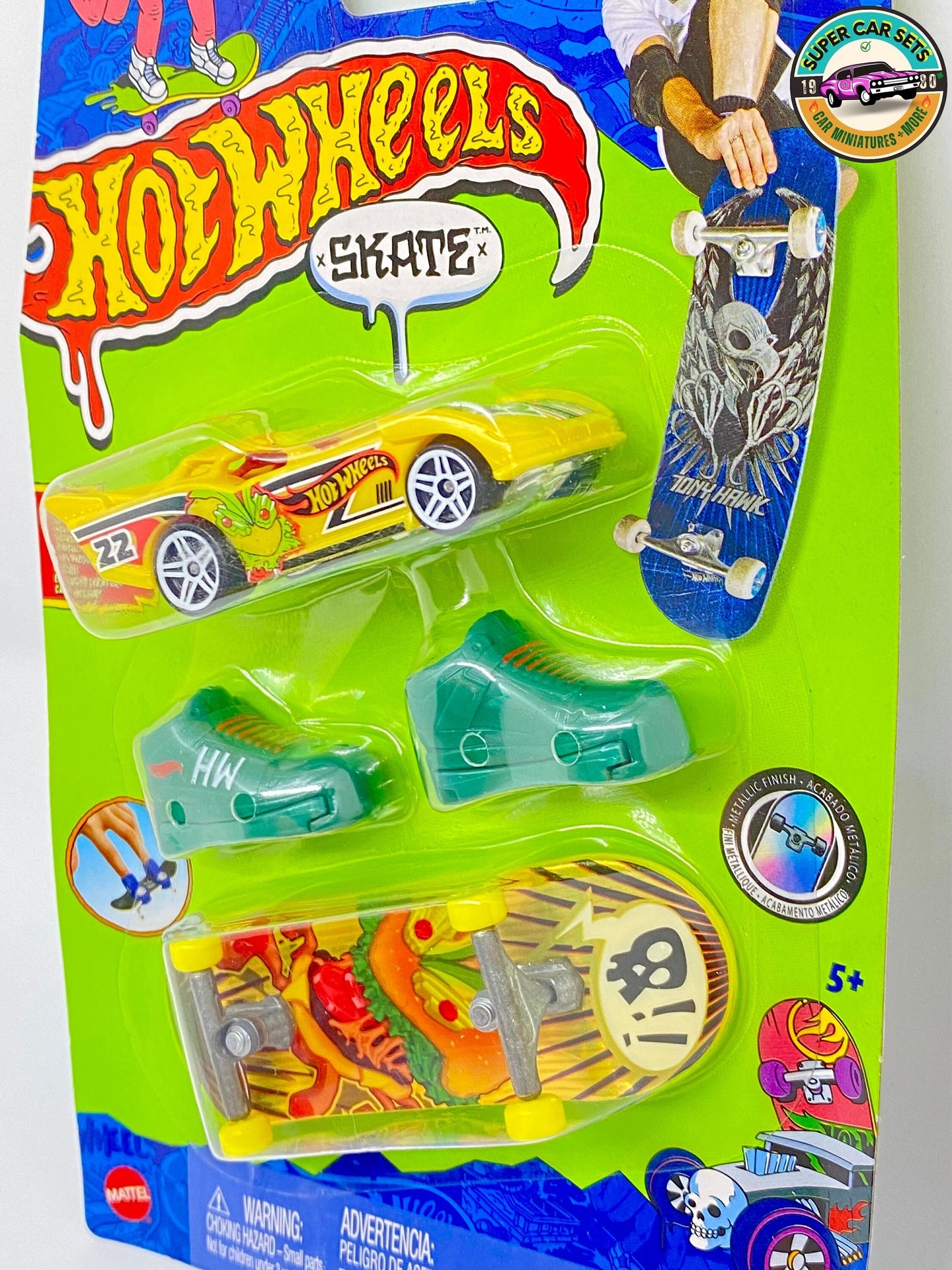 Hot Wheels Skate – Maximaler Spielraum (gelb)